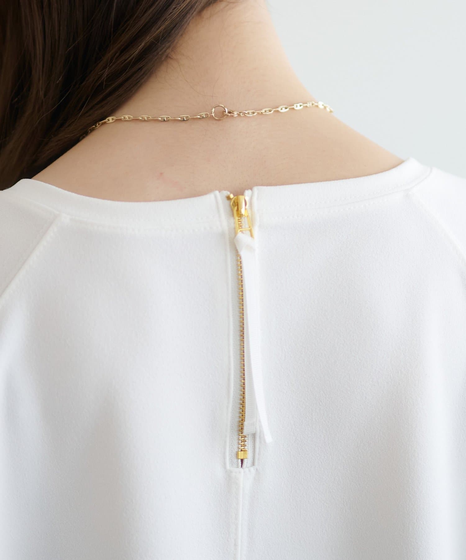 DISCOAT(ディスコート) 【Noka】ジップ使いドルマンプルオーバー