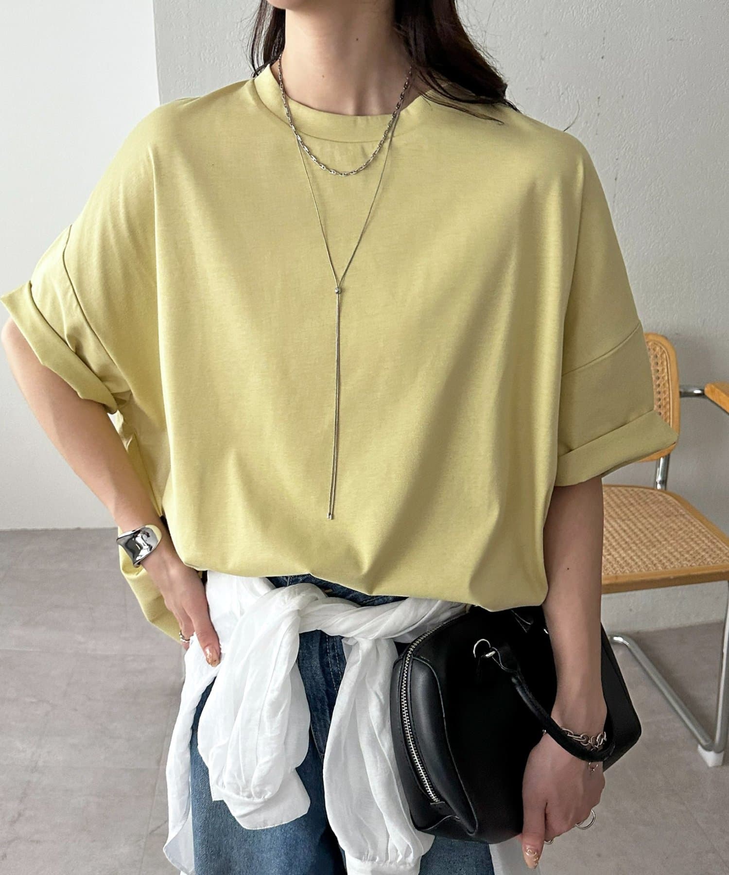 DISCOAT(ディスコート) 【WEB限定】ドルマンビッグ半袖Tシャツ