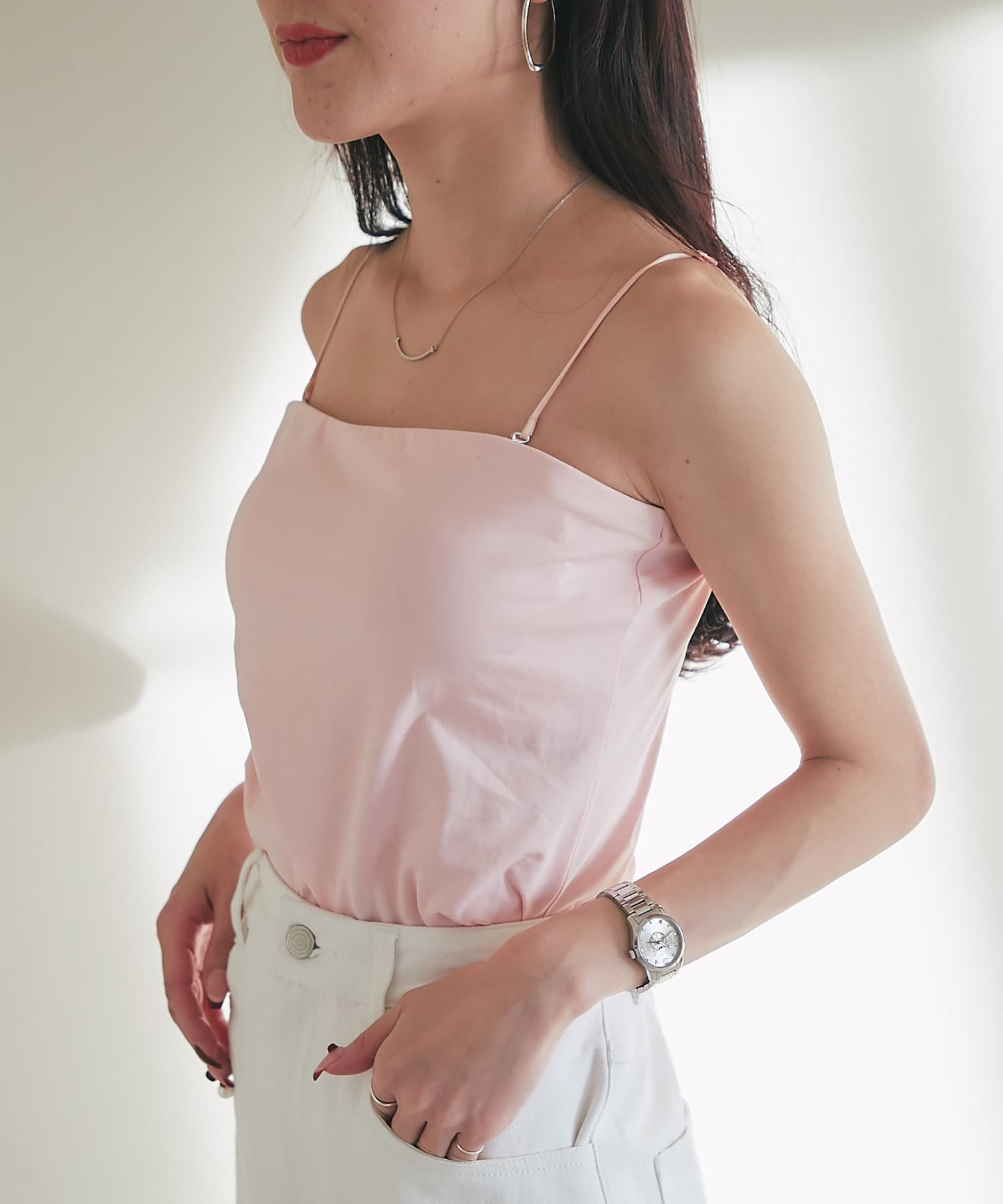 OUTLET(アウトレット) 【La boutique BonBon】カップ付2WAYキャミソール