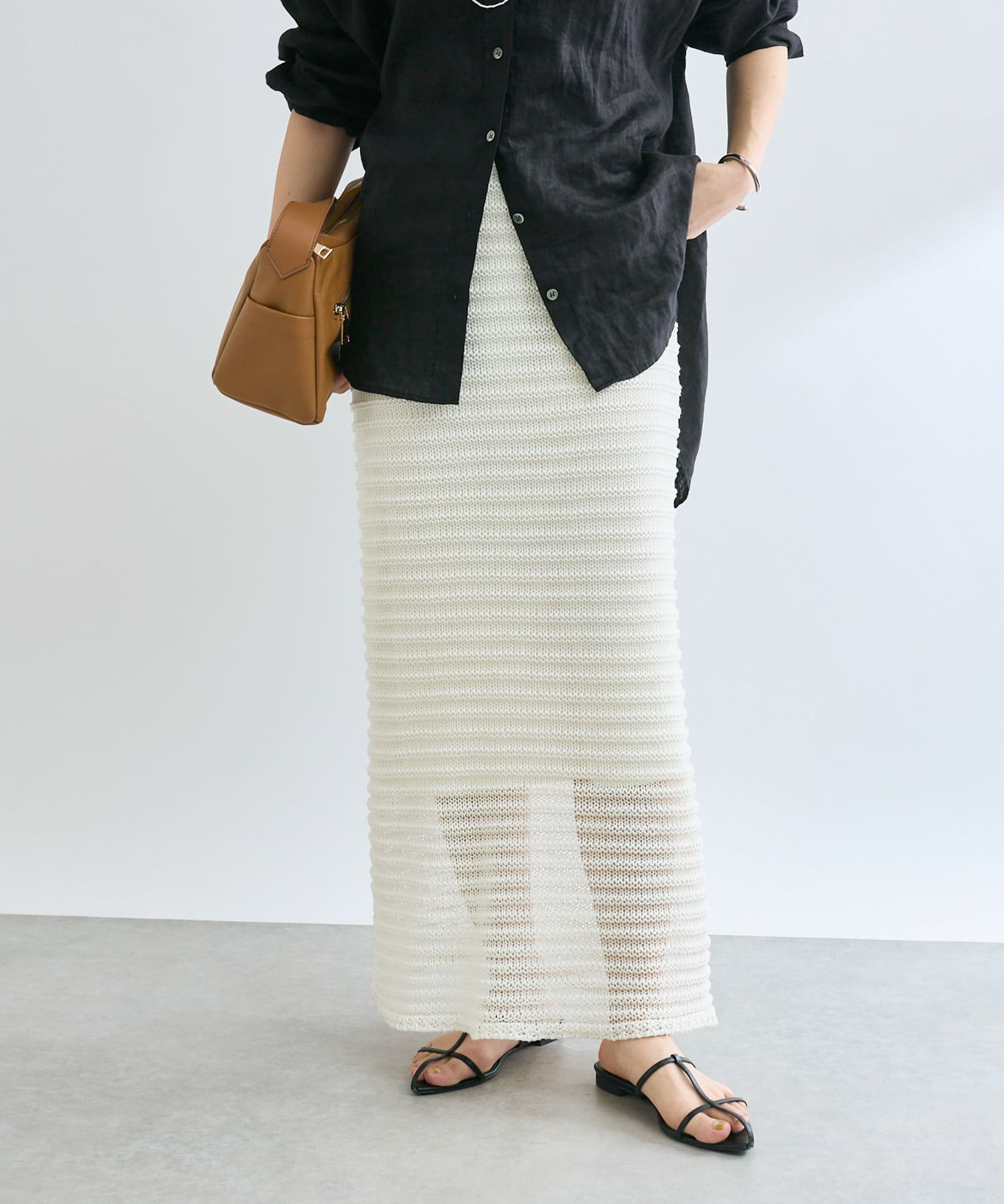 OUTLET(アウトレット) 【RIVE DROITE】セパレートニットスカート