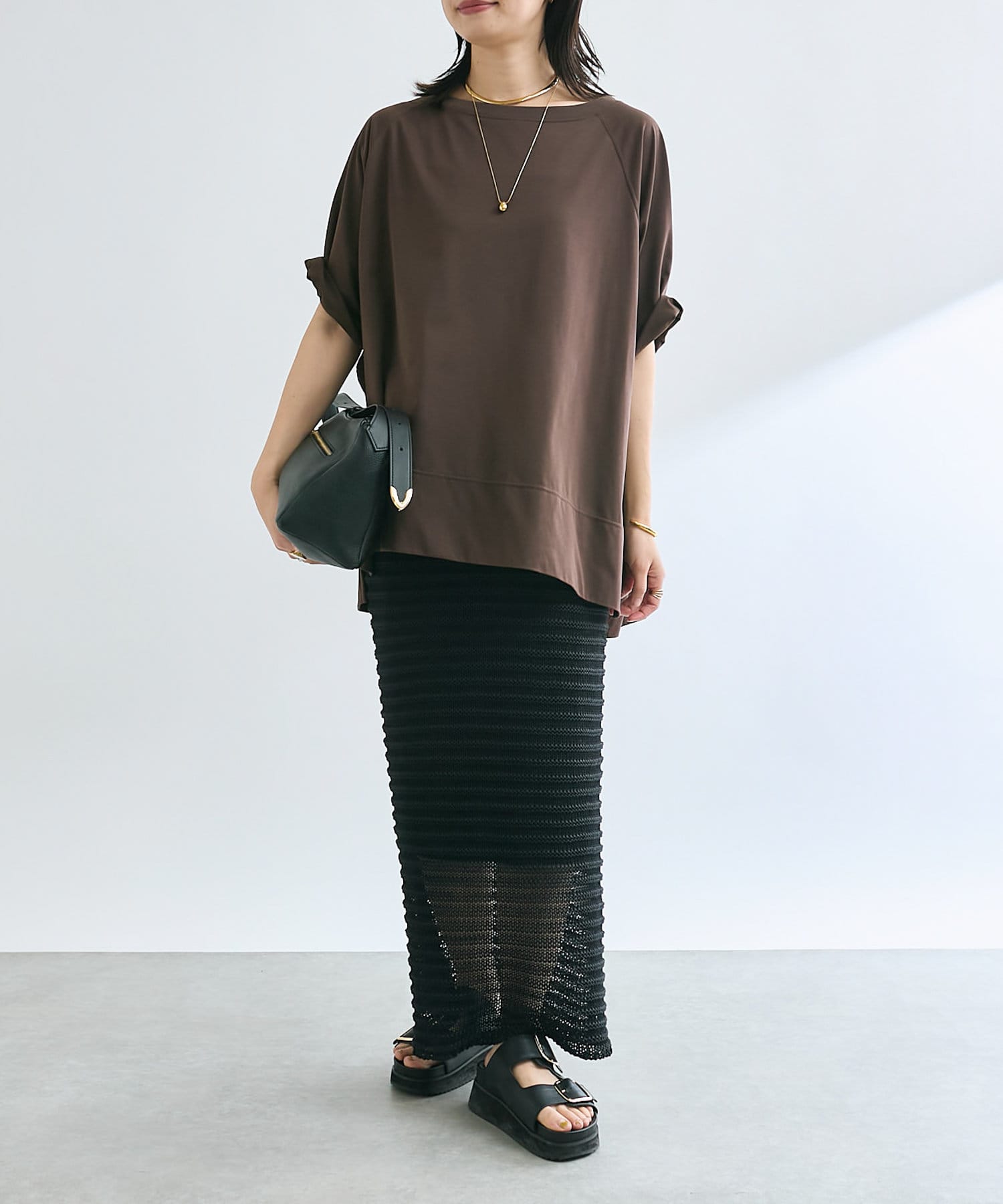 OUTLET(アウトレット) 【RIVE DROITE】セパレートニットスカート