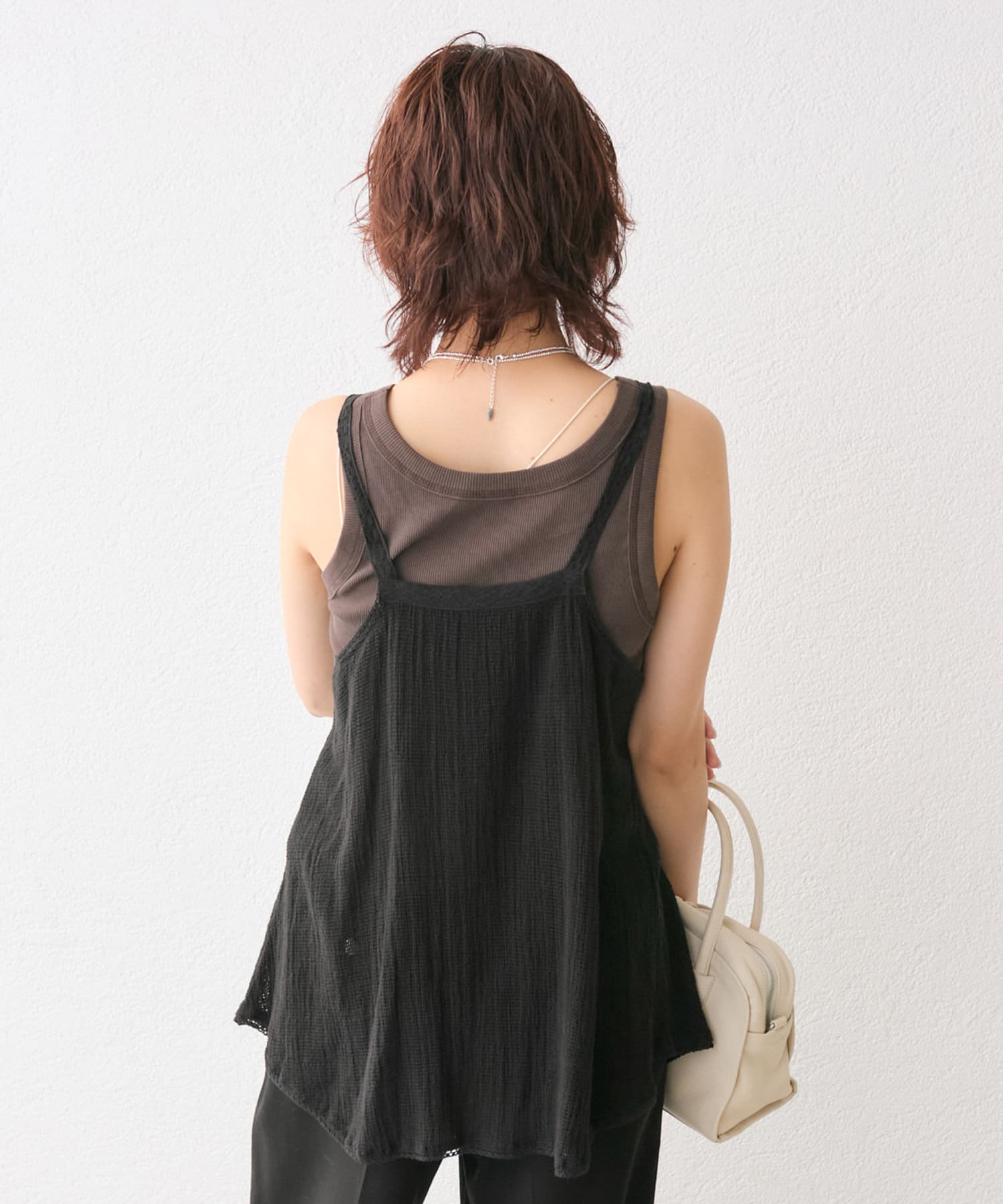 OUTLET(アウトレット) 【RIVE DROITE】ハンド刺繍キャミソール