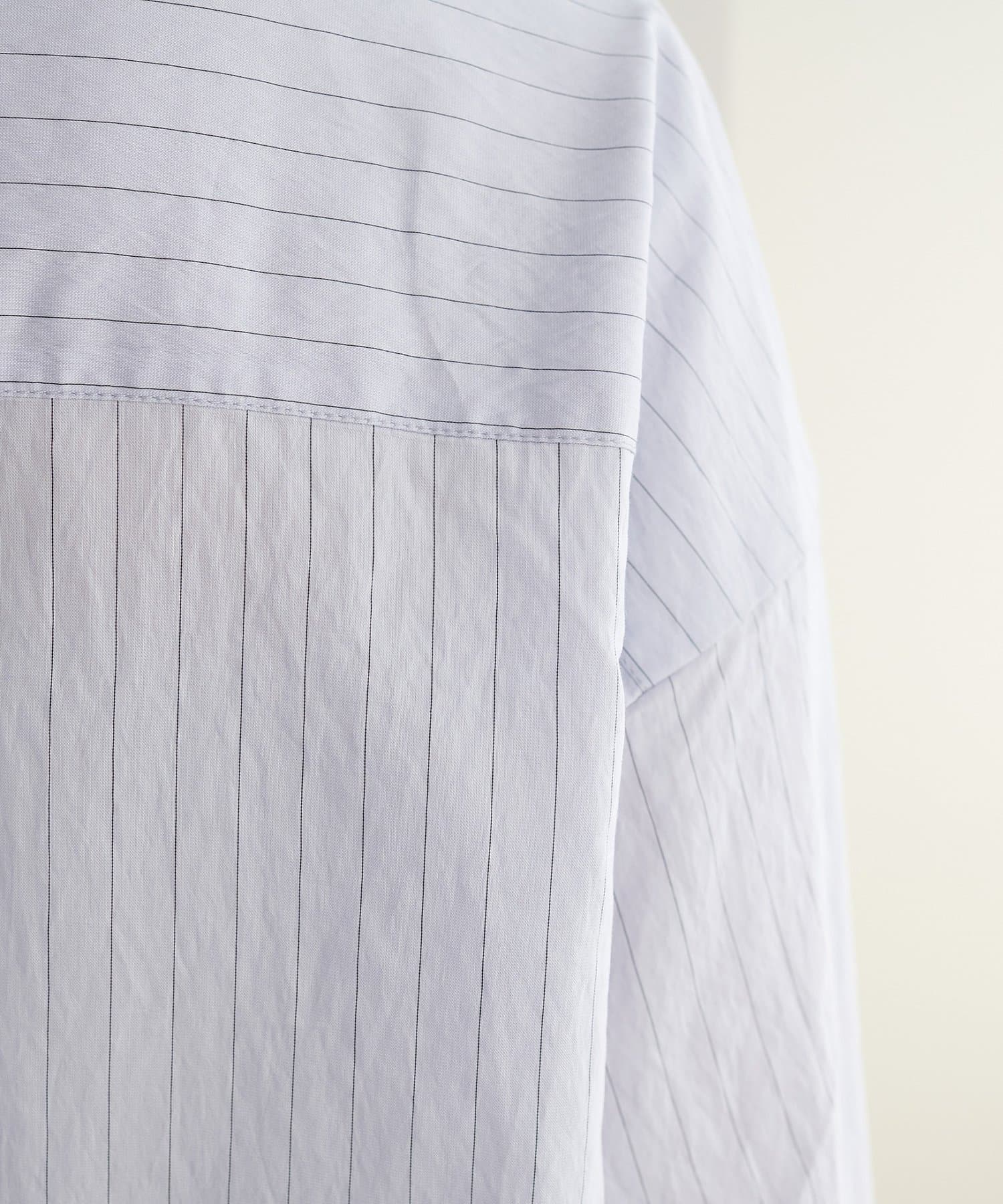 DISCOAT(ディスコート) 【Noka】ピンストライプシャツ《WEB限定カラーあり》