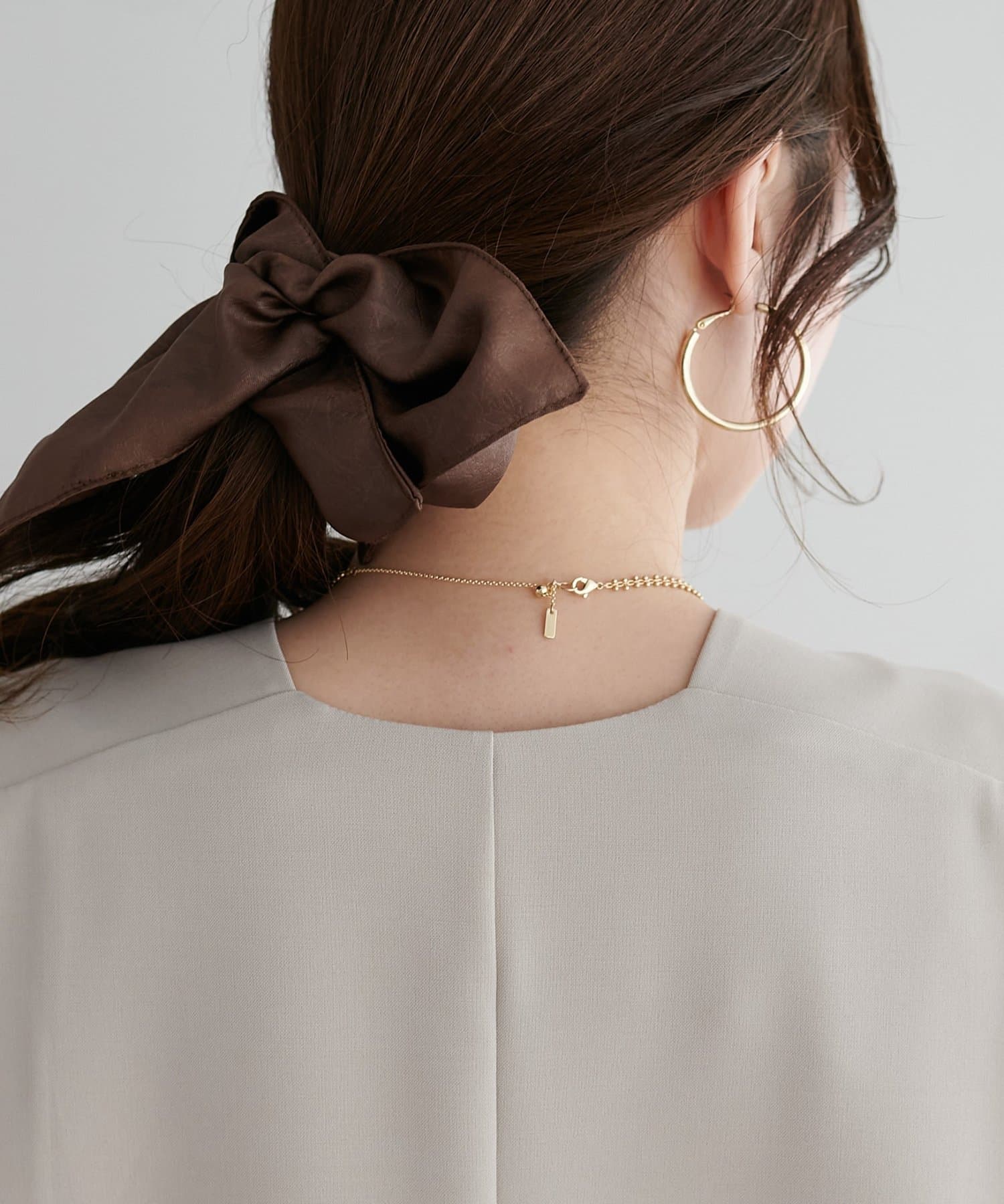 DISCOAT(ディスコート) 【Noka】裾ラウンド深Vベスト