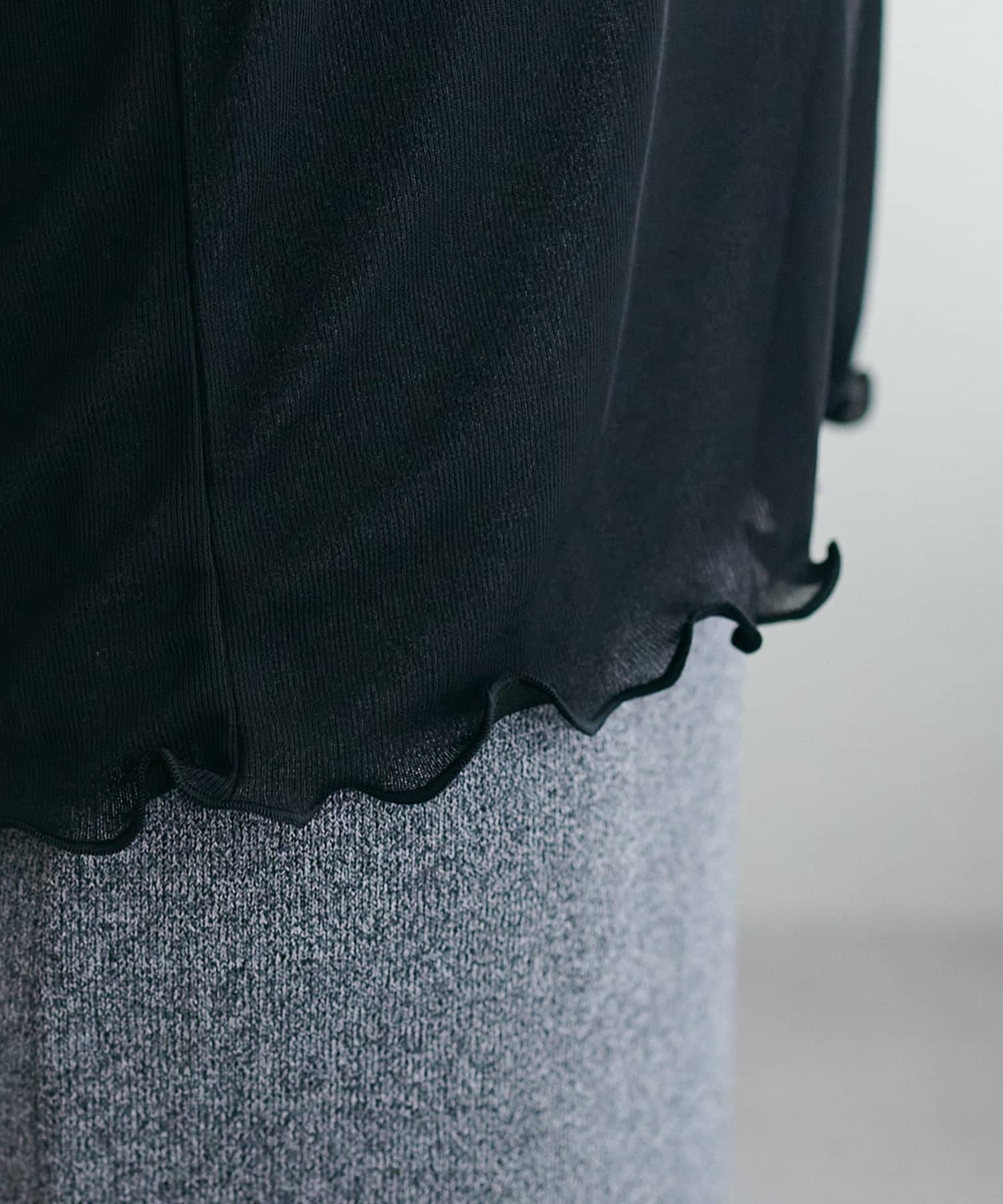 DISCOAT(ディスコート) 【Noka】シアーボートネックプルオーバー