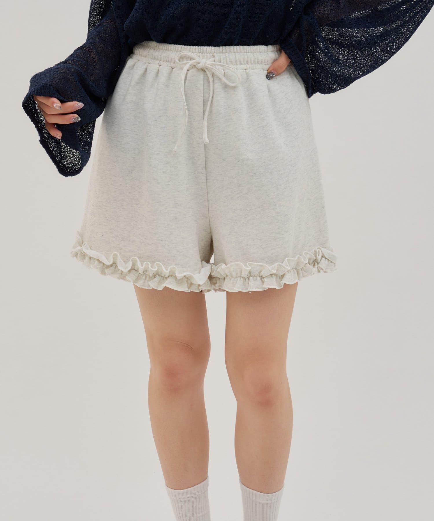 DISCOAT(ディスコート) 【umm.】フリルショートパンツ