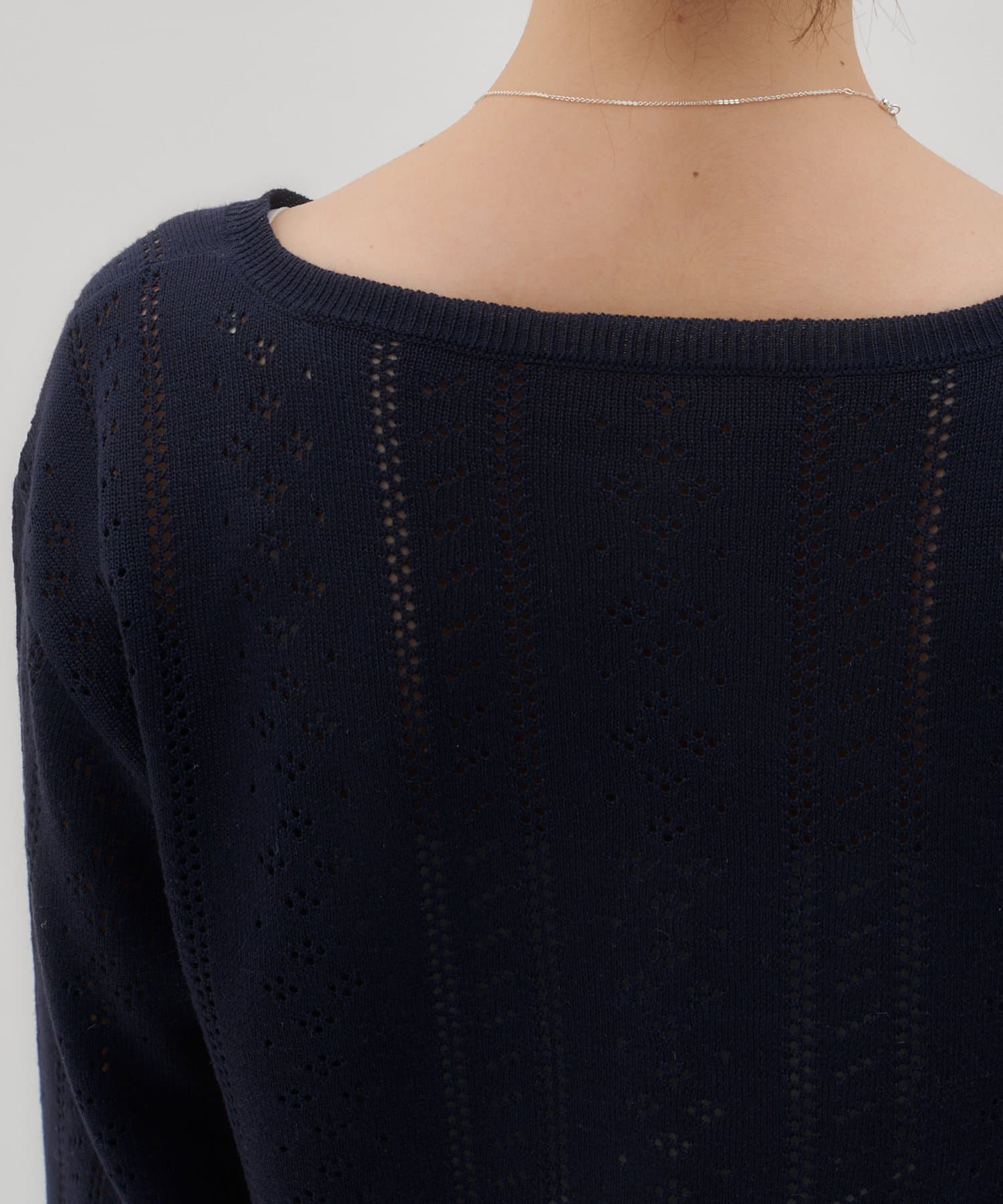 DISCOAT(ディスコート) 【SS先行予約/umm.】アイレットフリルニットカーディガン《WEB限定カラーあり》