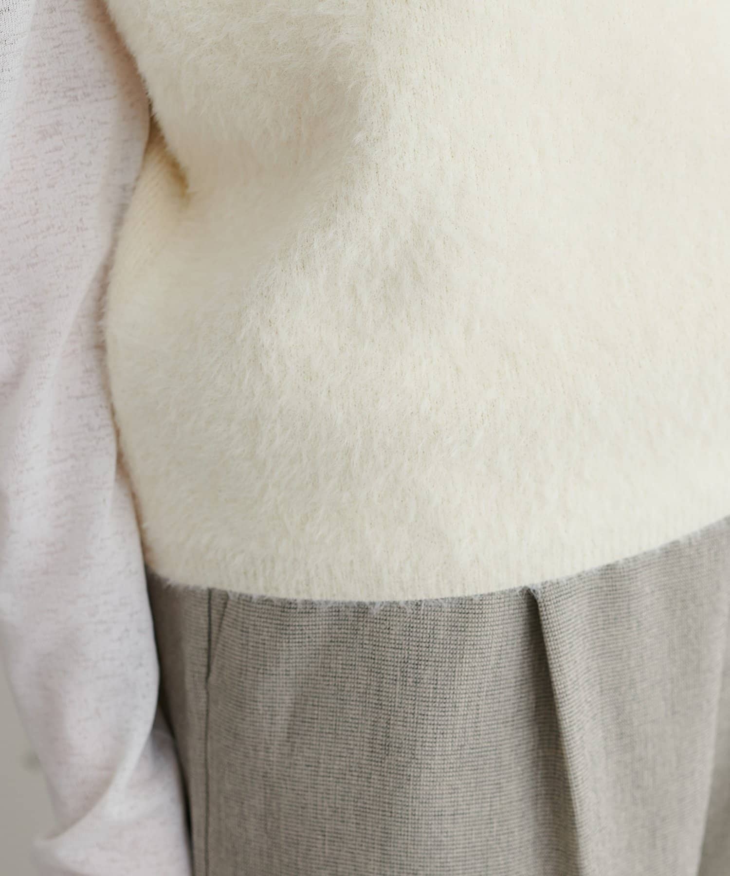 DISCOAT(ディスコート) 【Noka】ミニシャギーベスト