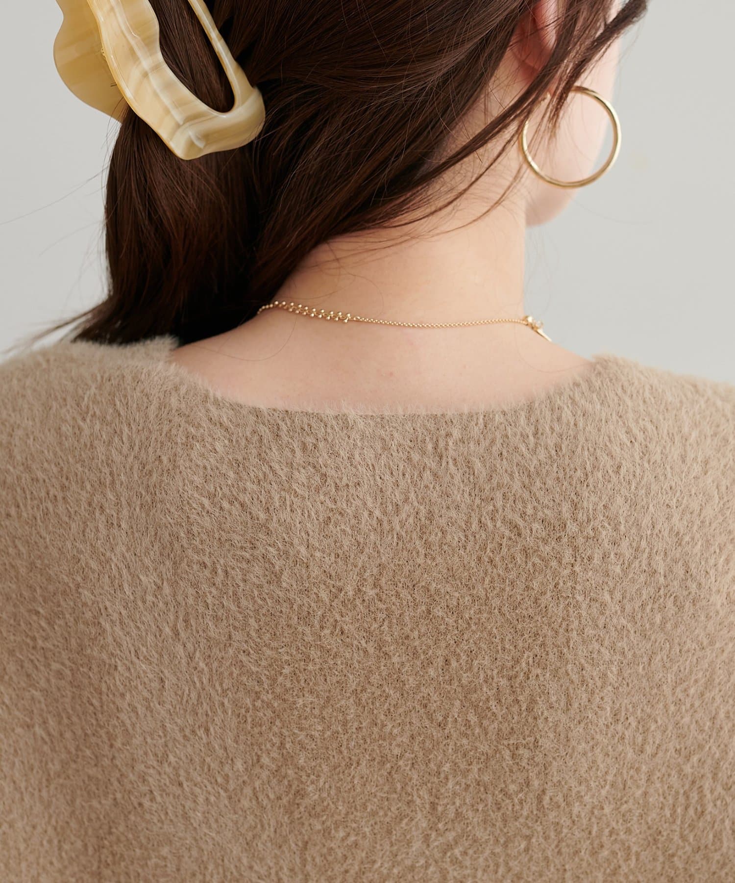 DISCOAT(ディスコート) 【Noka/WEB限定】ミニシャギーVベスト