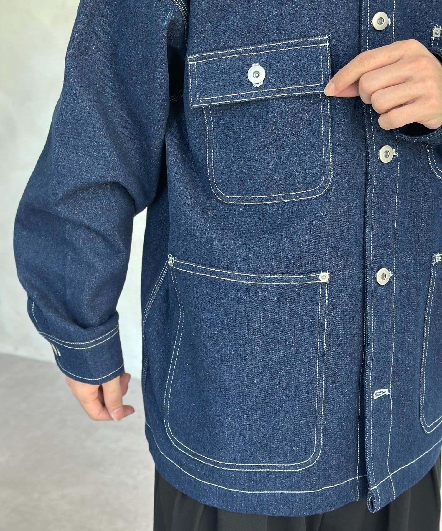 CPCM(シーピーシーエム) 防花粉加工ステッチカバーオール