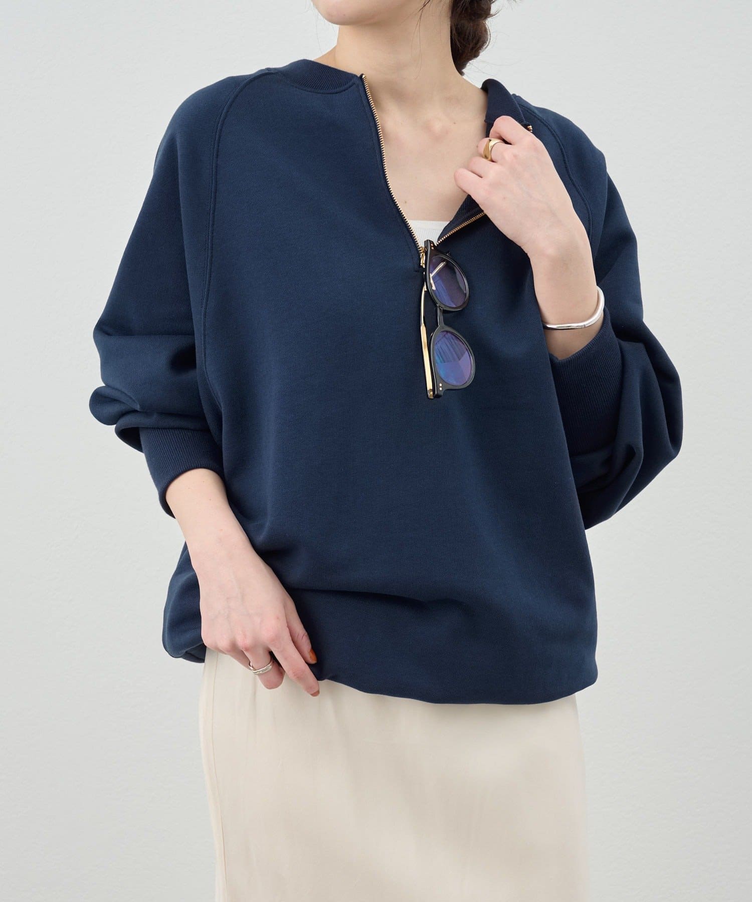 SHENERY(シーナリー) 【26SS予約】2WAYジップスウェット