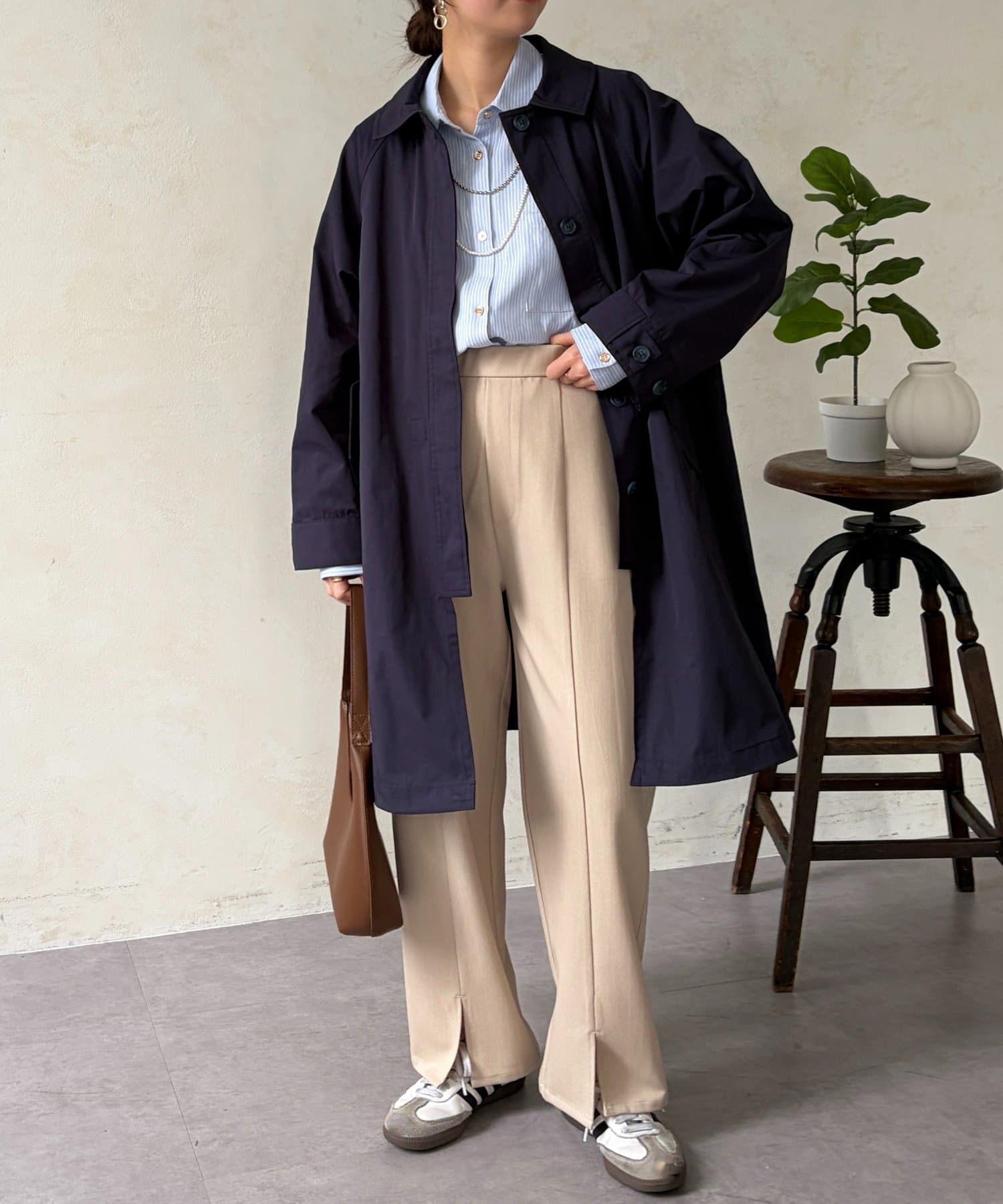 Chez toi(シェトワ) 【マルチWAY】ステンカラーコート