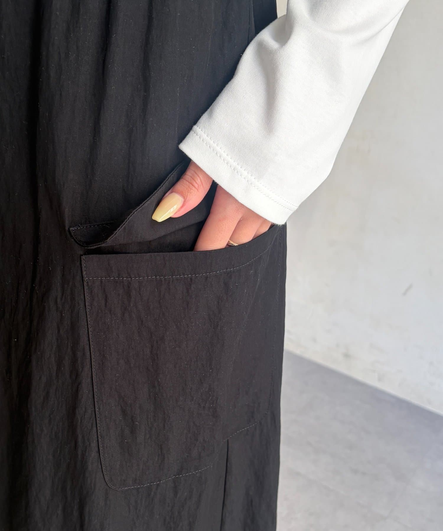 Chez toi(シェトワ) レーヨンナイロンワークスカート