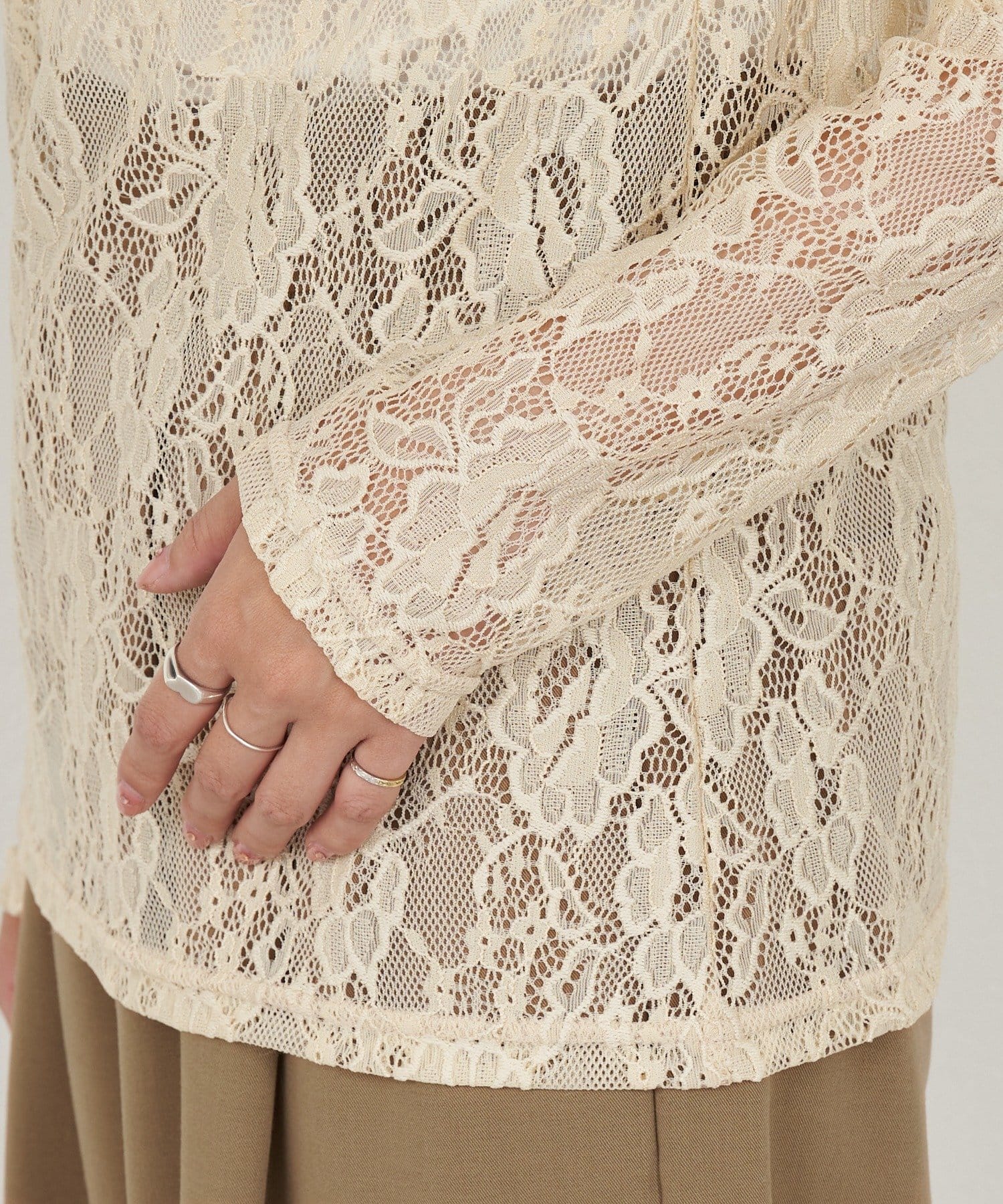 SHENERY(シーナリー) 【26SS予約】レースプルオーバー