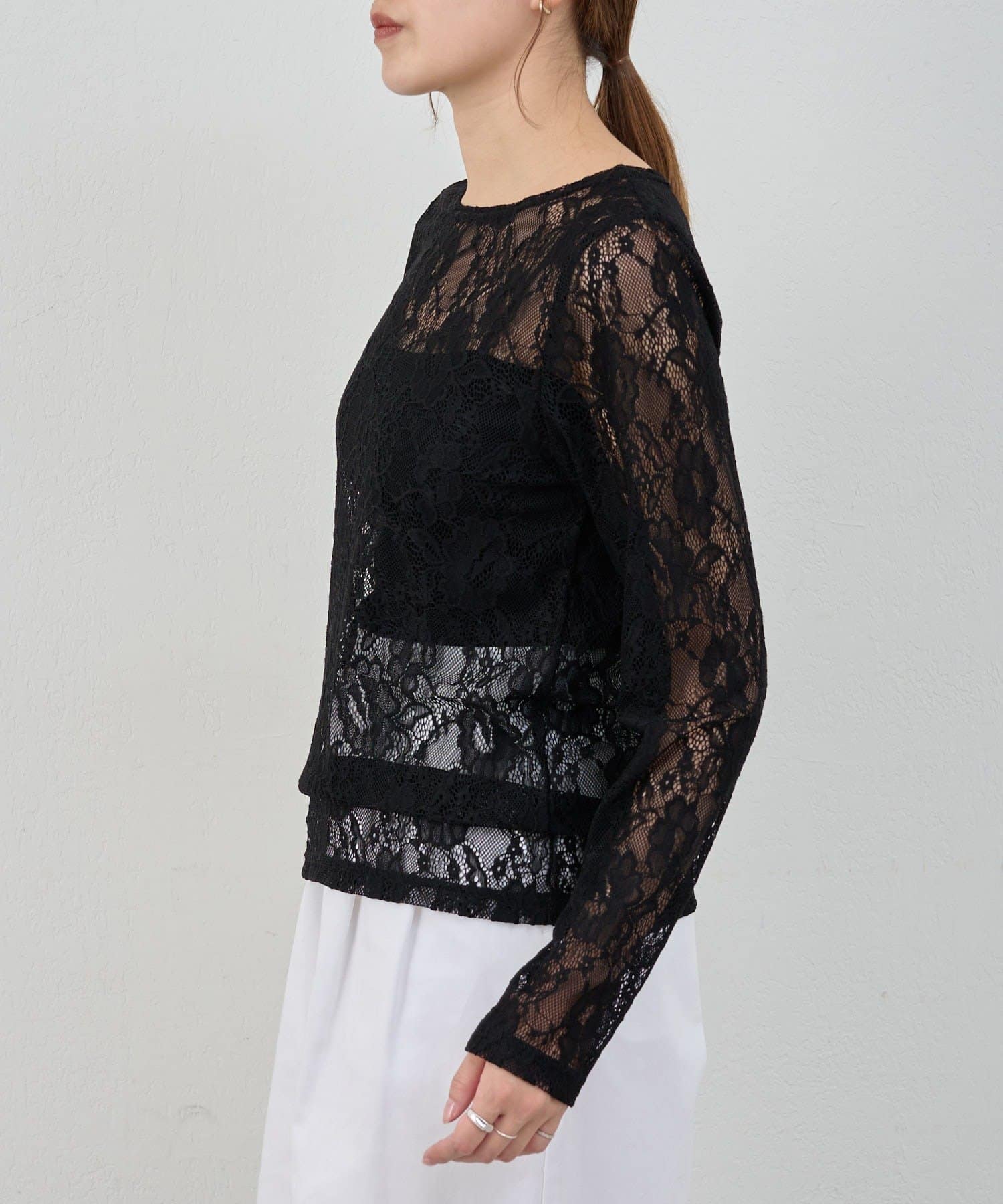 SHENERY(シーナリー) 【26SS予約】レースプルオーバー