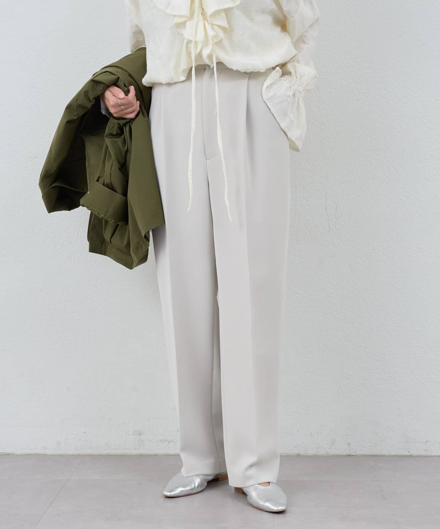 SHENERY(シーナリー) 【26SS予約】センタープレスパンツ