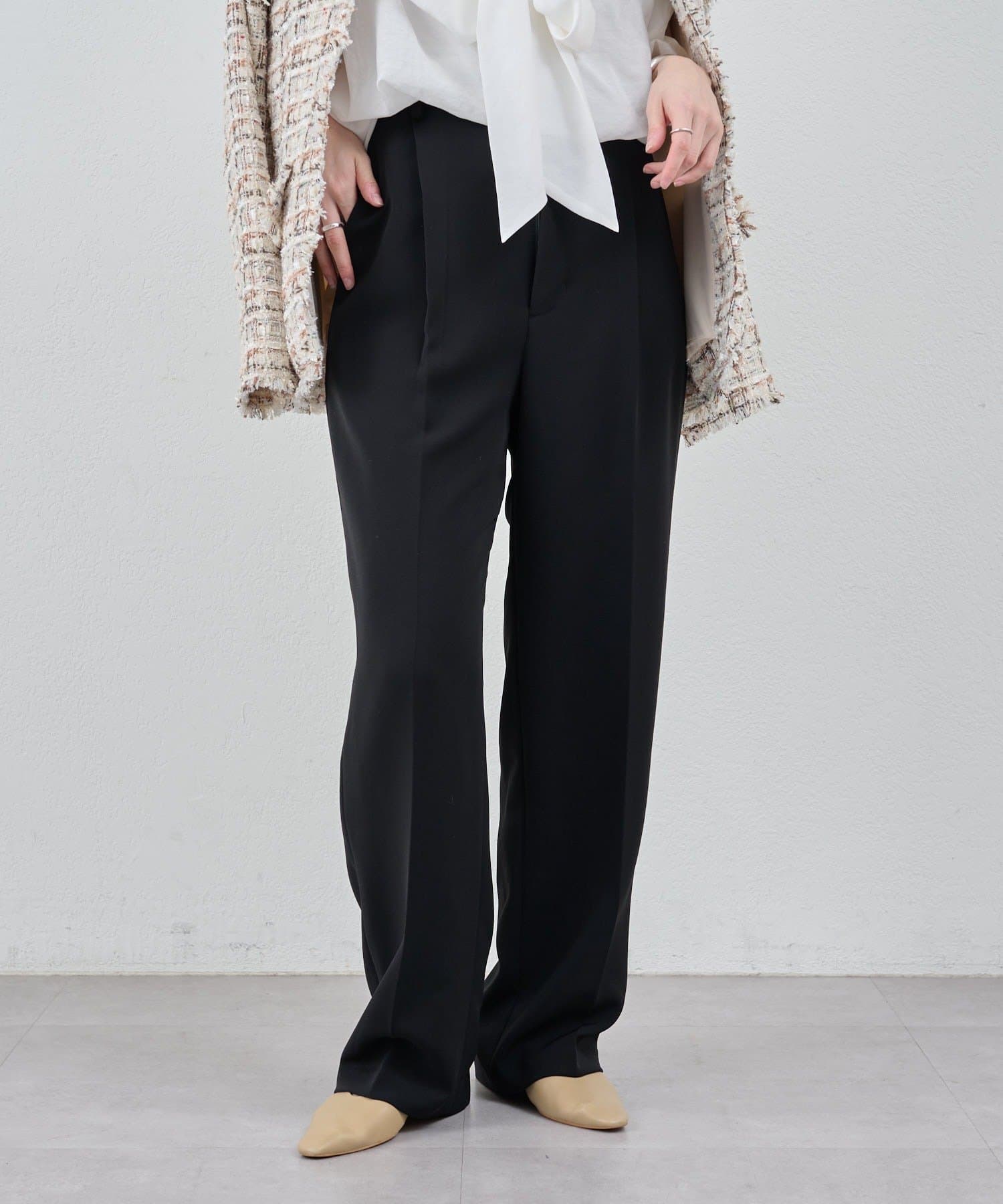 SHENERY(シーナリー) 【26SS予約】センタープレスパンツ