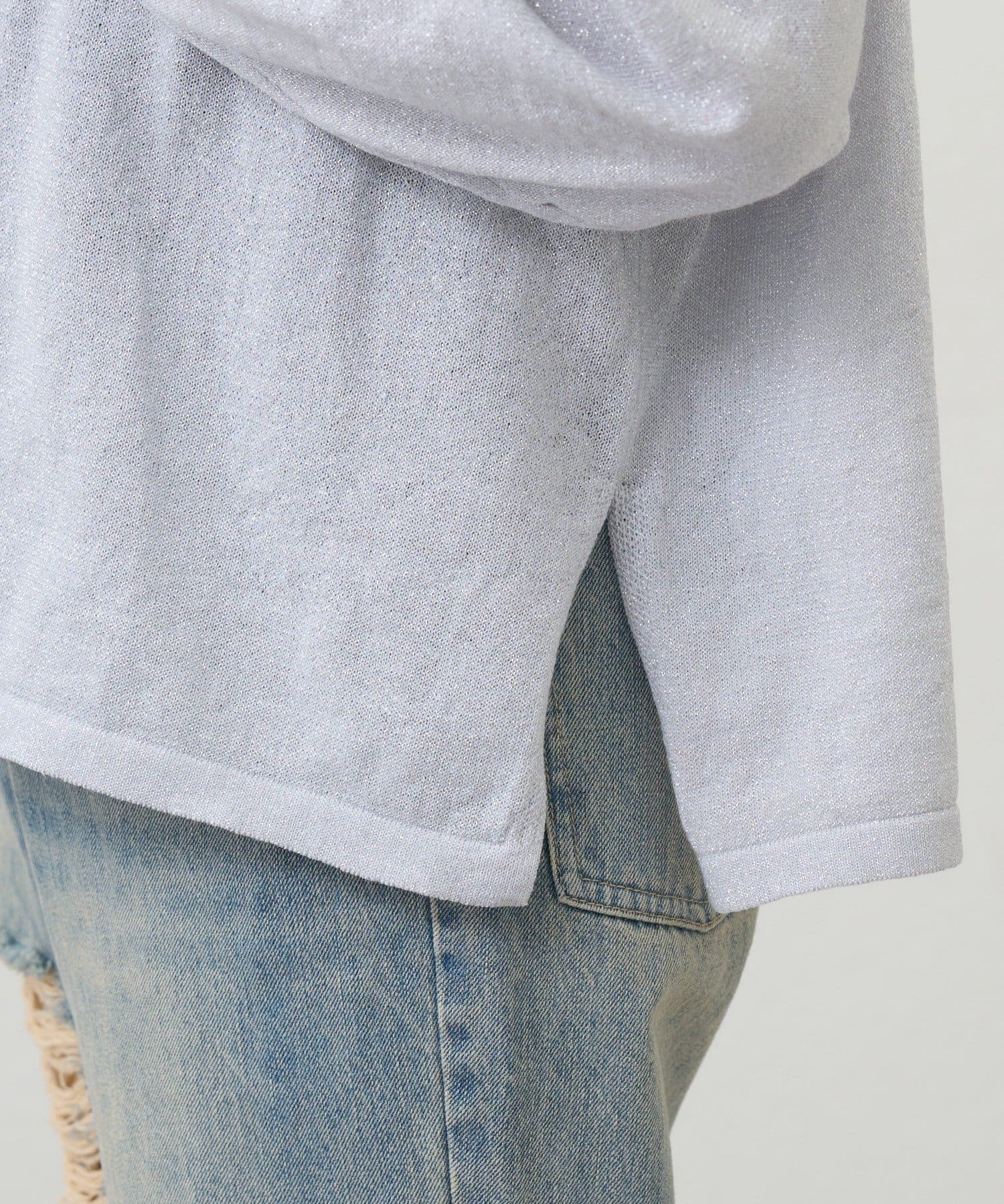 SHENERY(シーナリー) 【26SS予約】ラメワイドニット