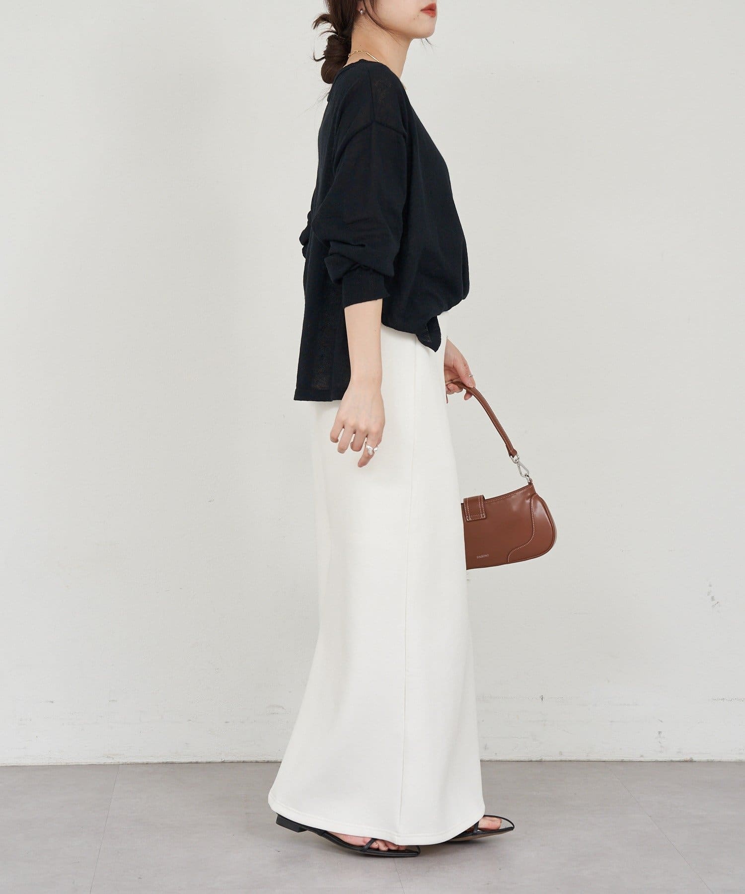 SHENERY(シーナリー) シアーワイドニット