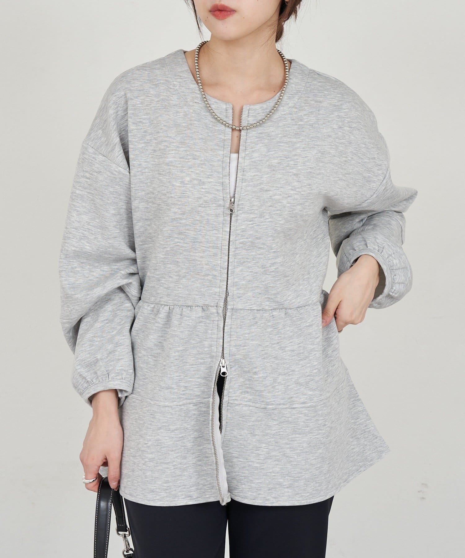 SHENERY(シーナリー) 【26SS予約】ポンチペプラムトップス