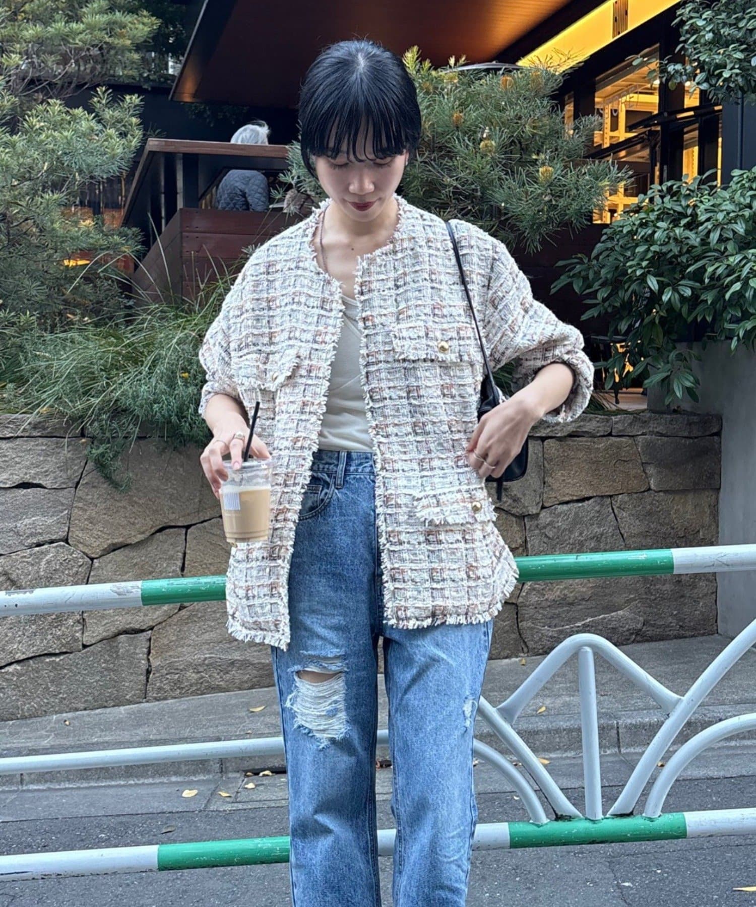 SHENERY(シーナリー) 【インフルエンサー＠akane_nagataコラボ】ツイードジャケット