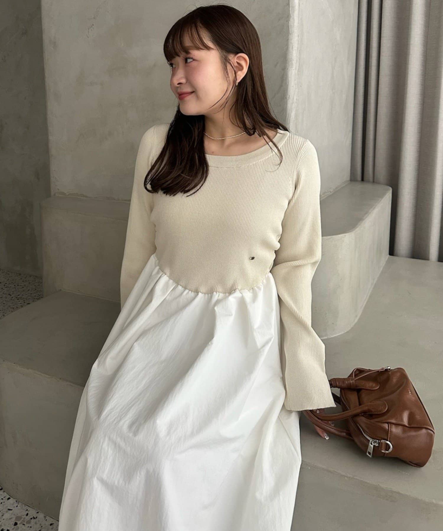 mystic(ミスティック) 【@__misa__03企画】プレート付きドッキングワンピース