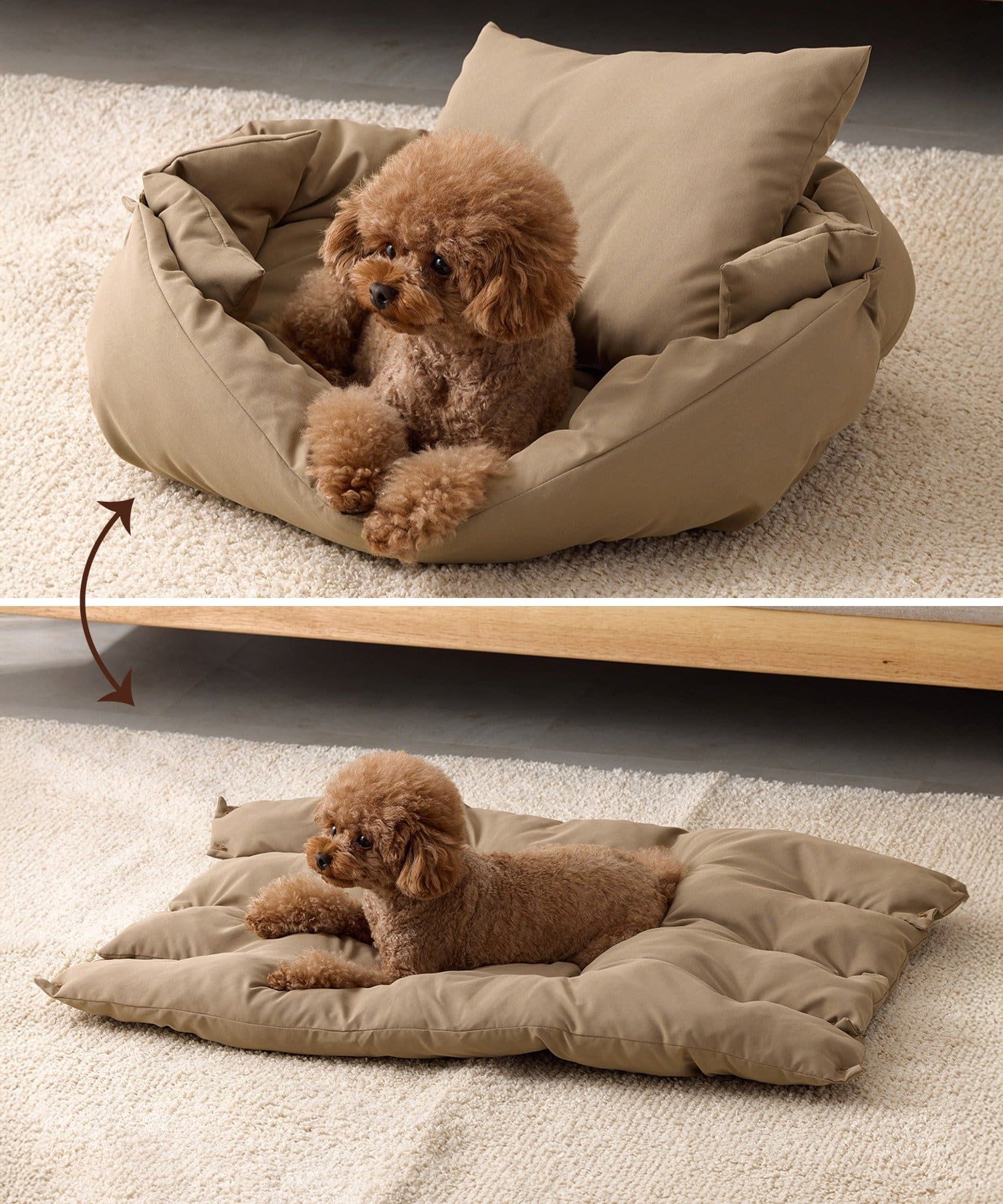 3COINS(スリーコインズ) 2WAYペットベッド