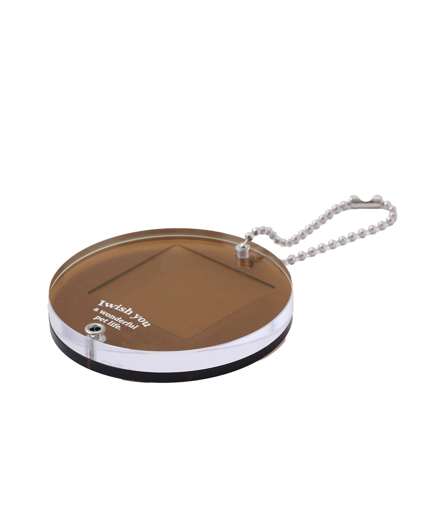 3COINS(スリーコインズ) 写真入れキーホルダー