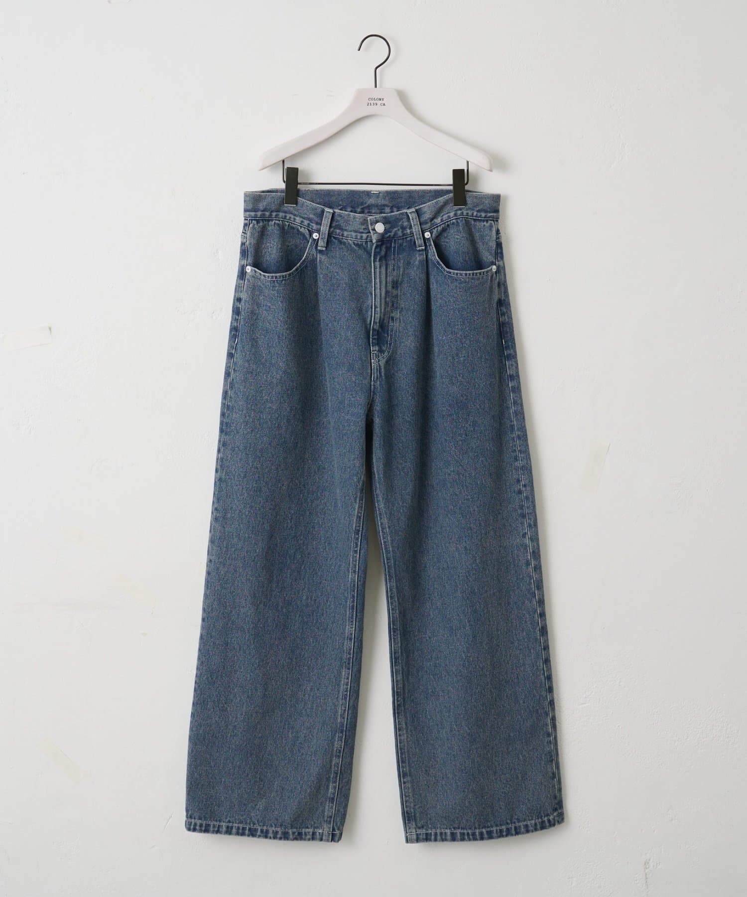 COLONY 2139(コロニー トゥーワンスリーナイン) 【paradigm】ワイドレッグストレートデニム