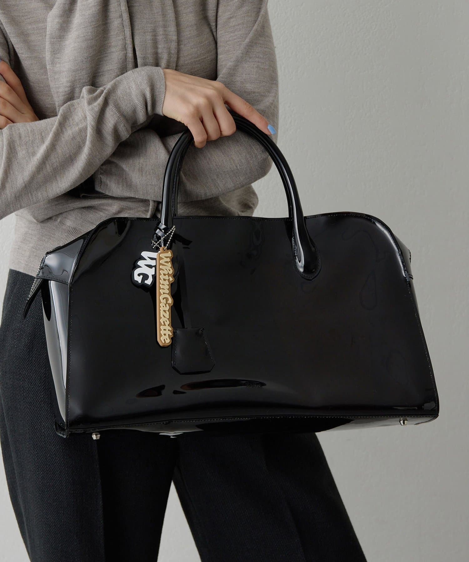 Whim Gazette(ウィム ガゼット) 【Hoaw.】PVCボストンバッグ L