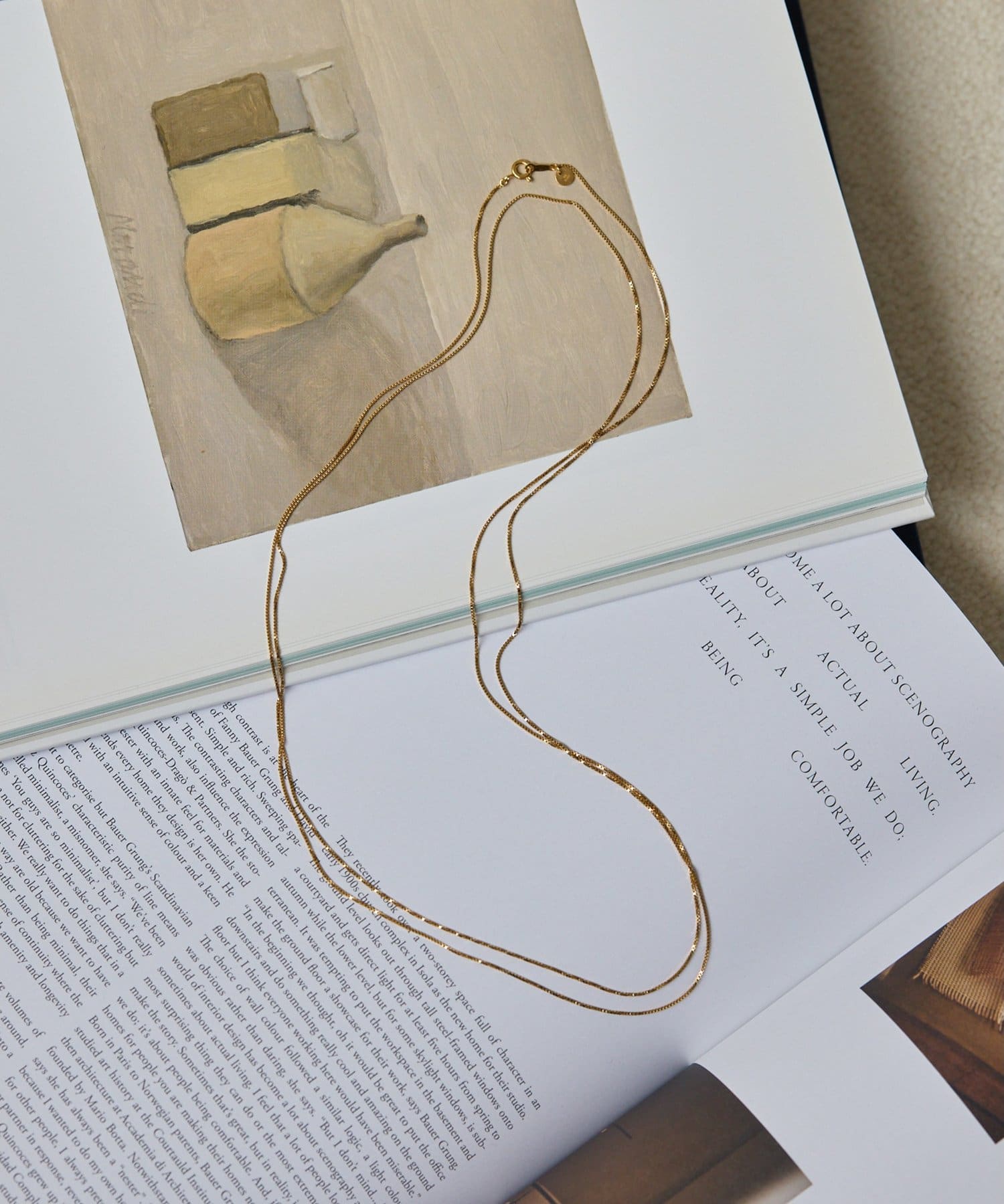 Whim Gazette(ウィム ガゼット) 【Hoaw.】ロングチェーンネックレス