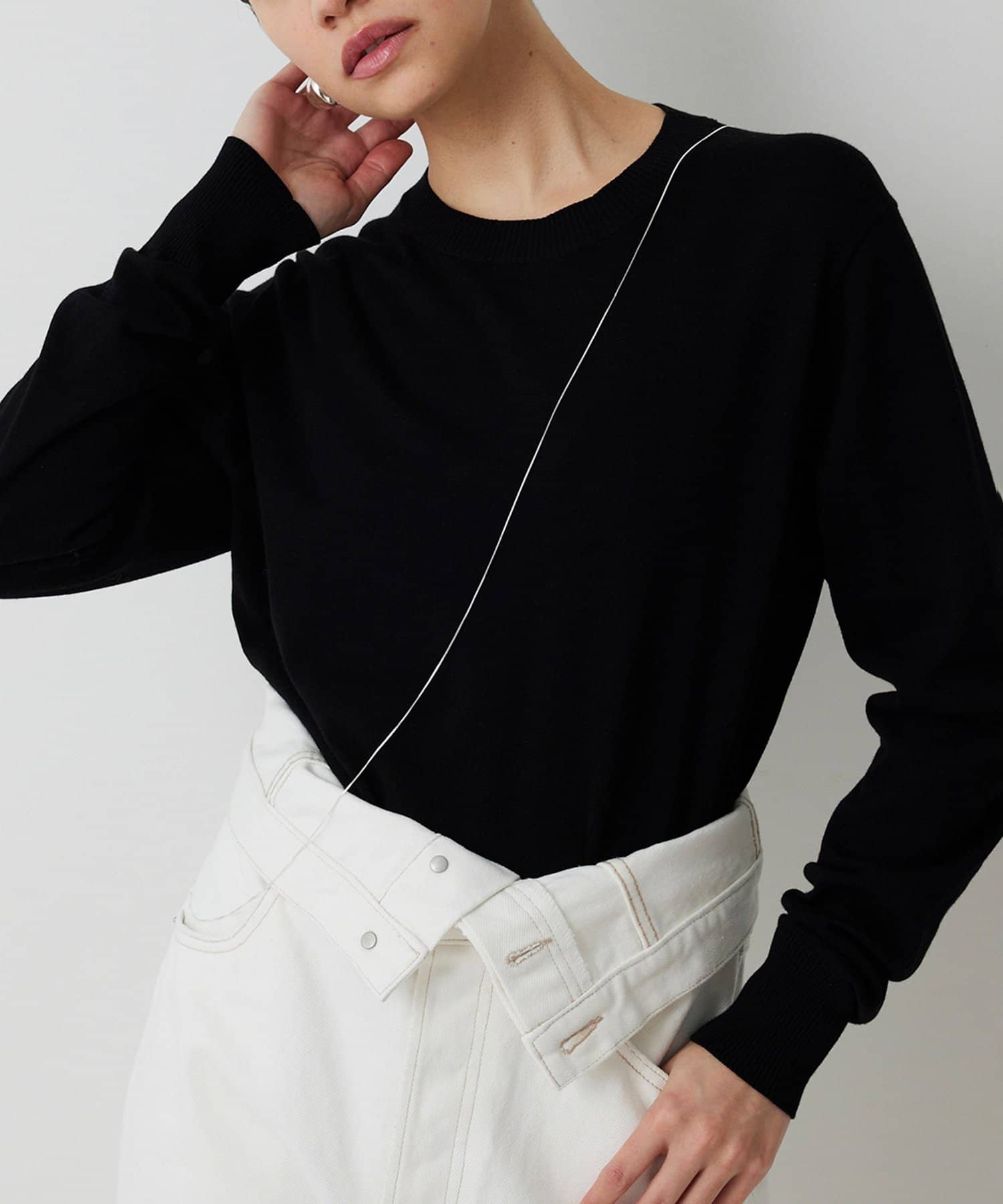 Whim Gazette(ウィム ガゼット) 【Hoaw.】ロングチェーンネックレス