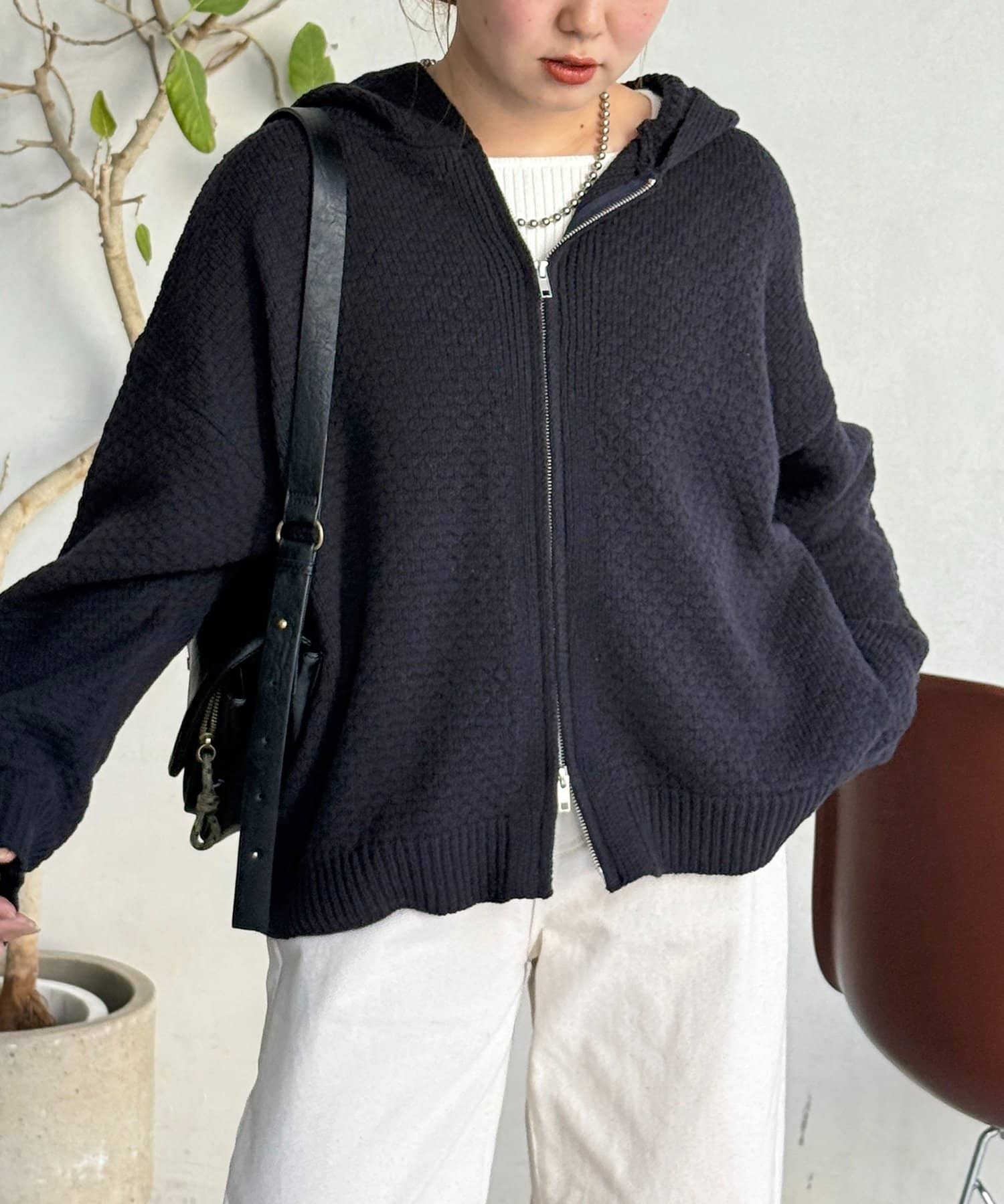 CPCM(シーピーシーエム) ポコポコニットパーカー