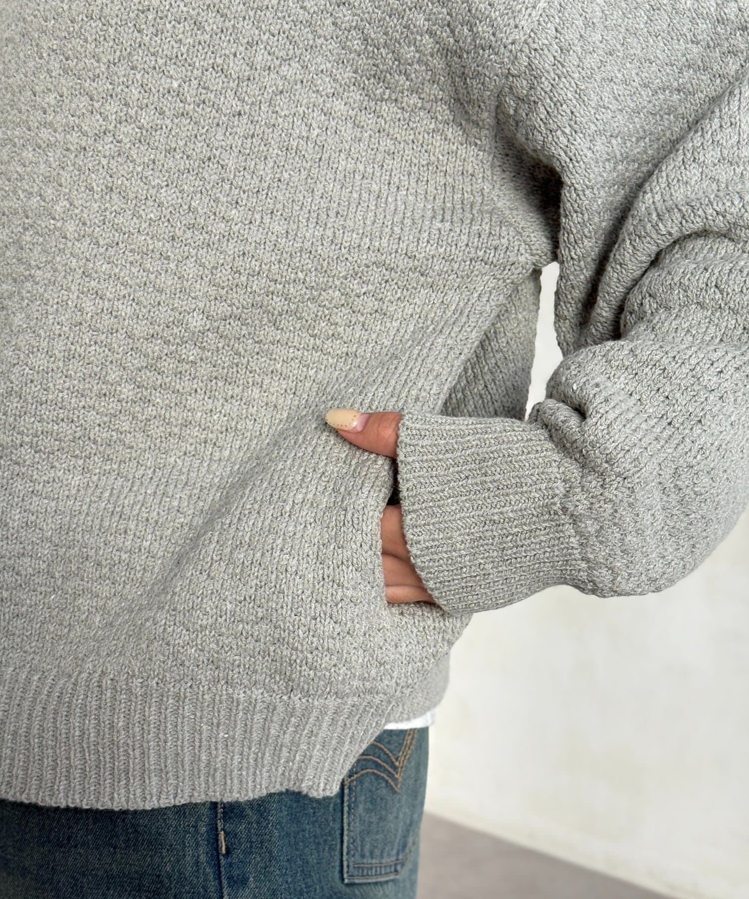 CPCM(シーピーシーエム) ポコポコニットパーカー