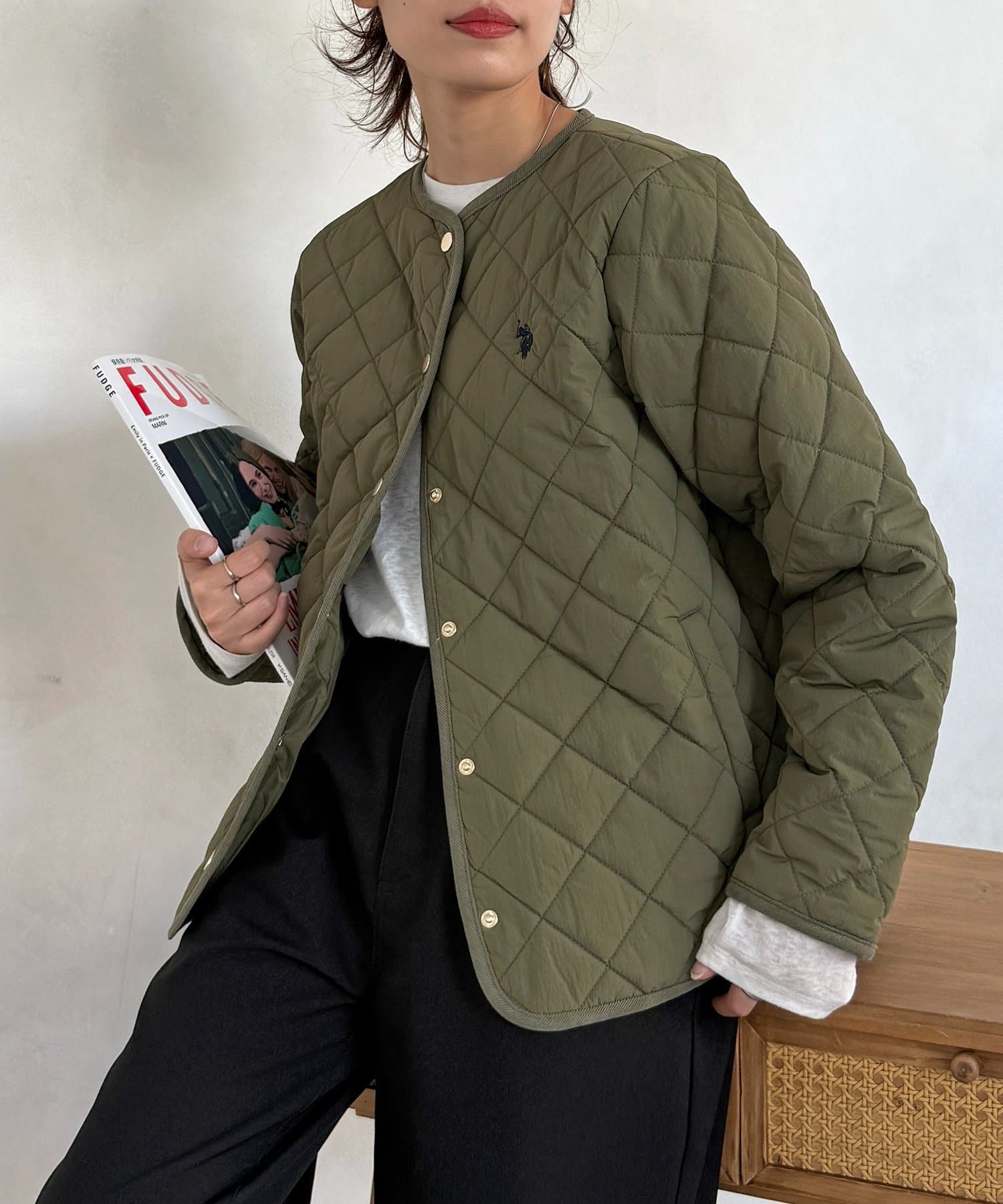 CPCM(シーピーシーエム) 【U.S. POLO ASSN.】キルティングジャケット