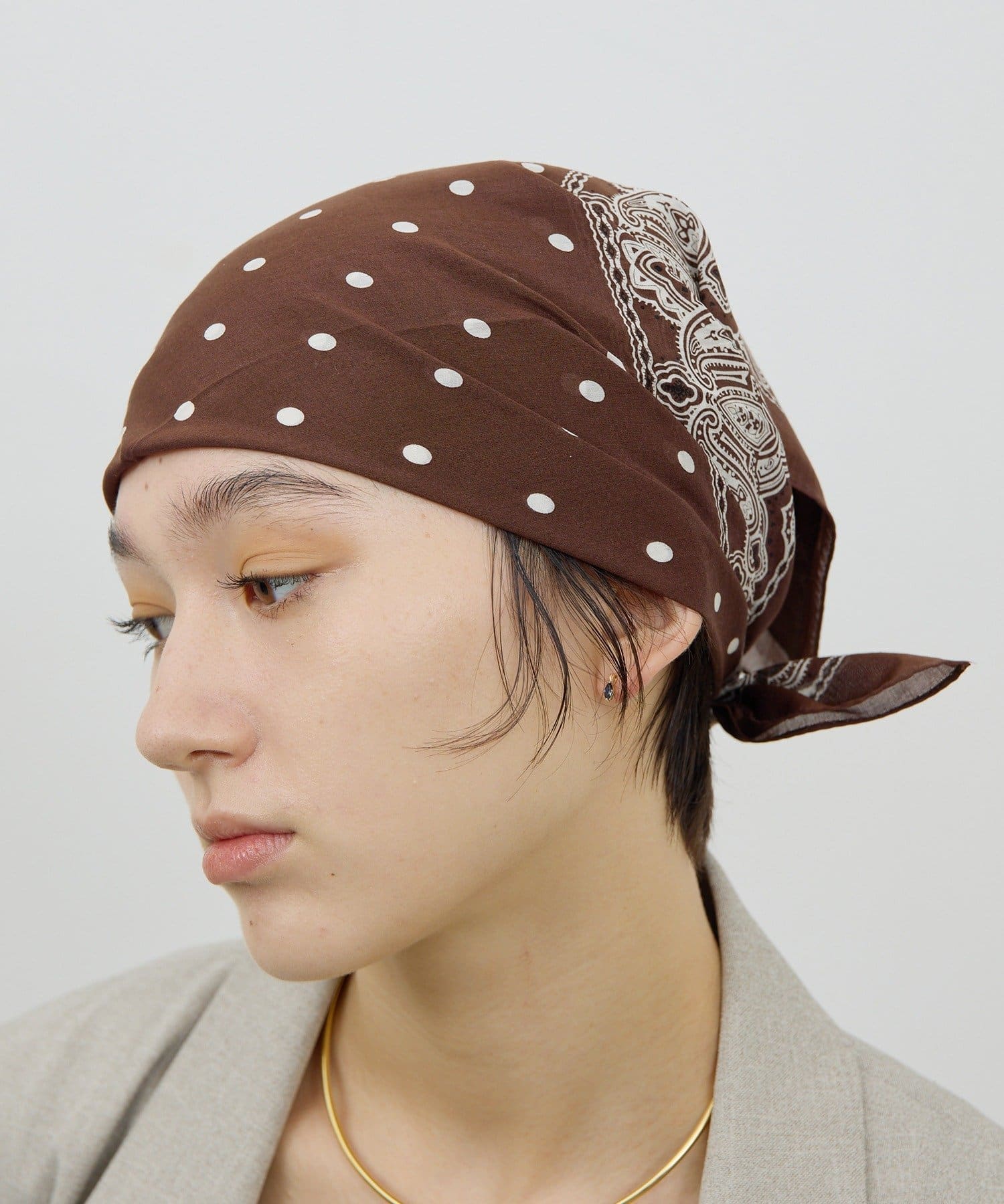 GALLARDAGALANTE(ガリャルダガランテ) ペイズリードットスカーフ