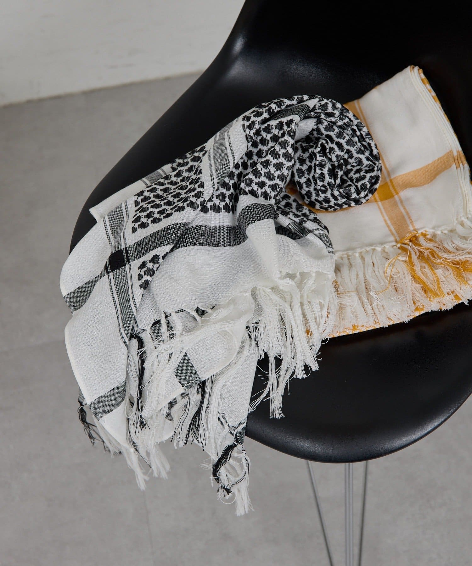 GALLARDAGALANTE(ガリャルダガランテ) 【近日予約開始】コットンスクエアジャガードストール