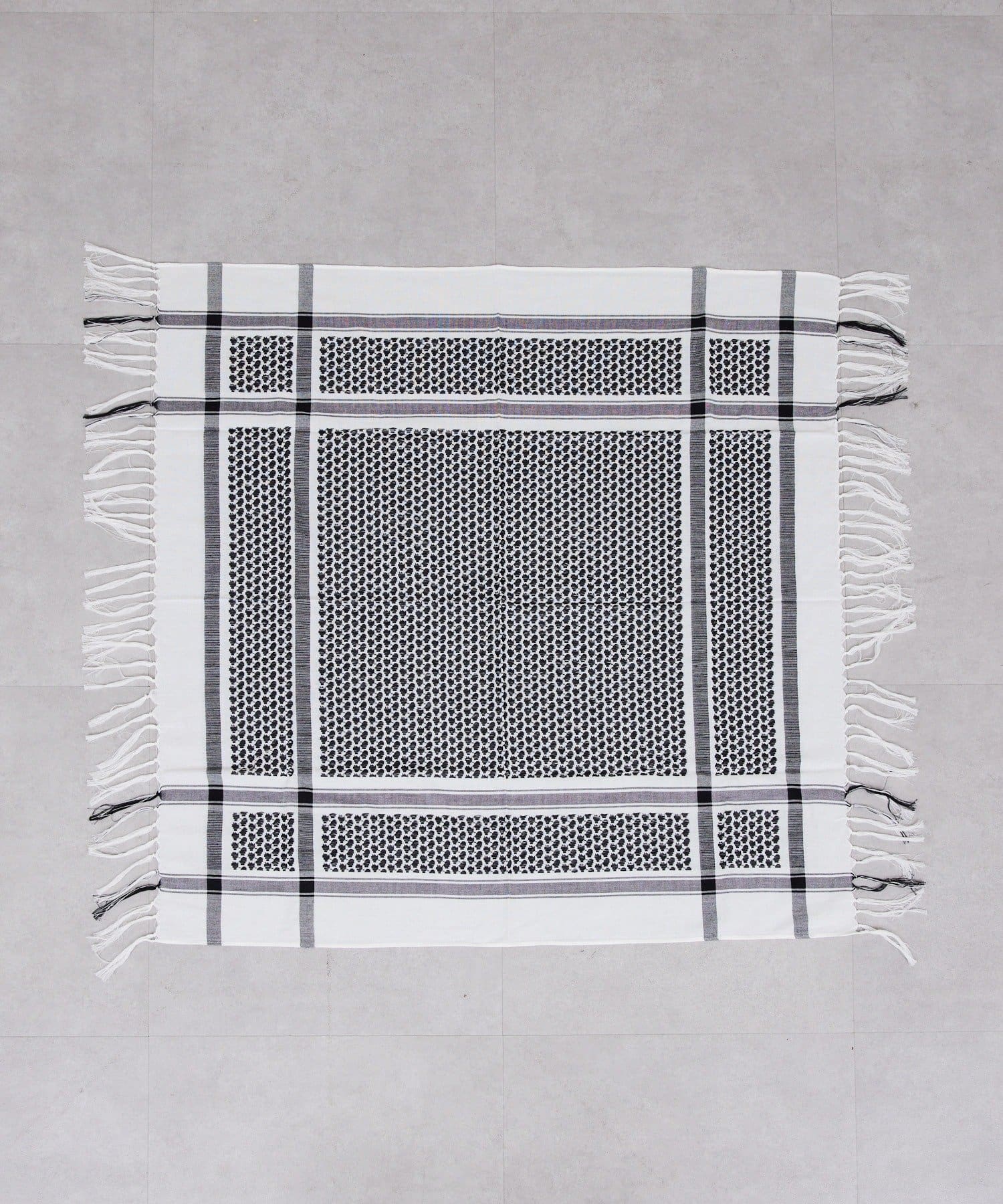 GALLARDAGALANTE(ガリャルダガランテ) 【近日予約開始】コットンスクエアジャガードストール