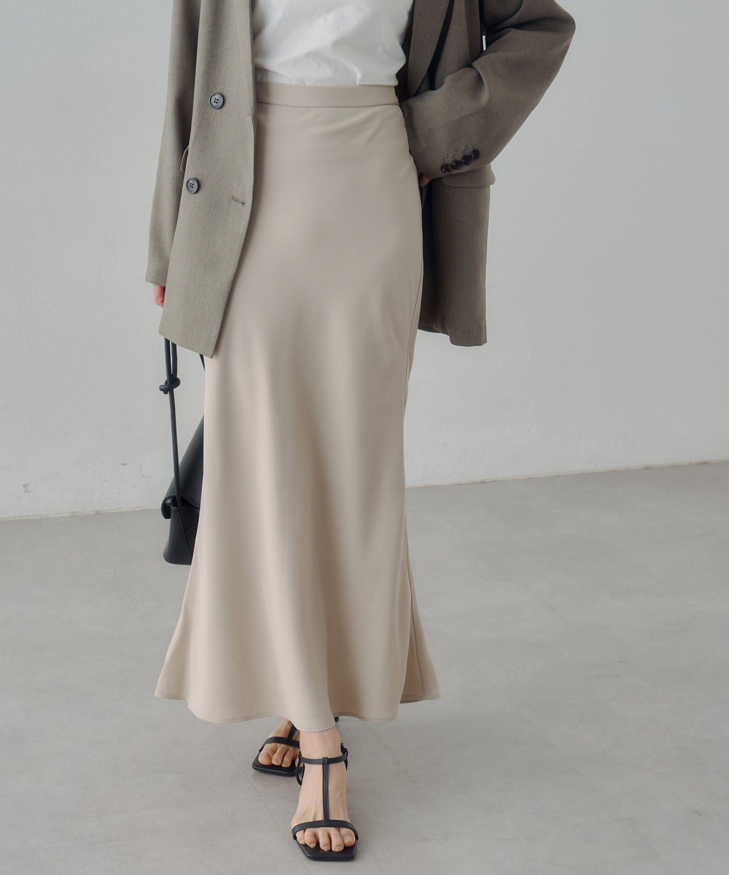 DISCOAT(ディスコート) 【Noka】セミフレアスカート