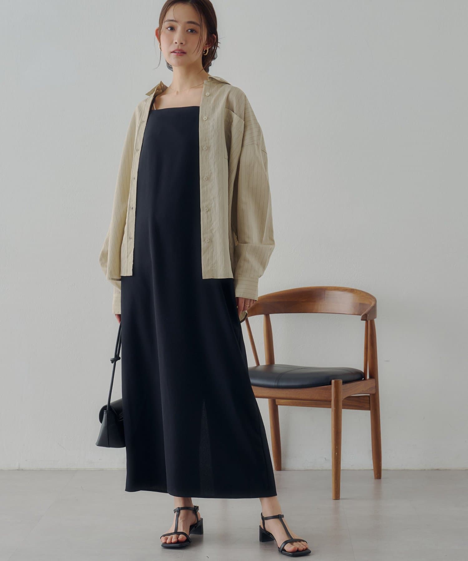 DISCOAT(ディスコート) 【Noka】スクエアキャミワンピース