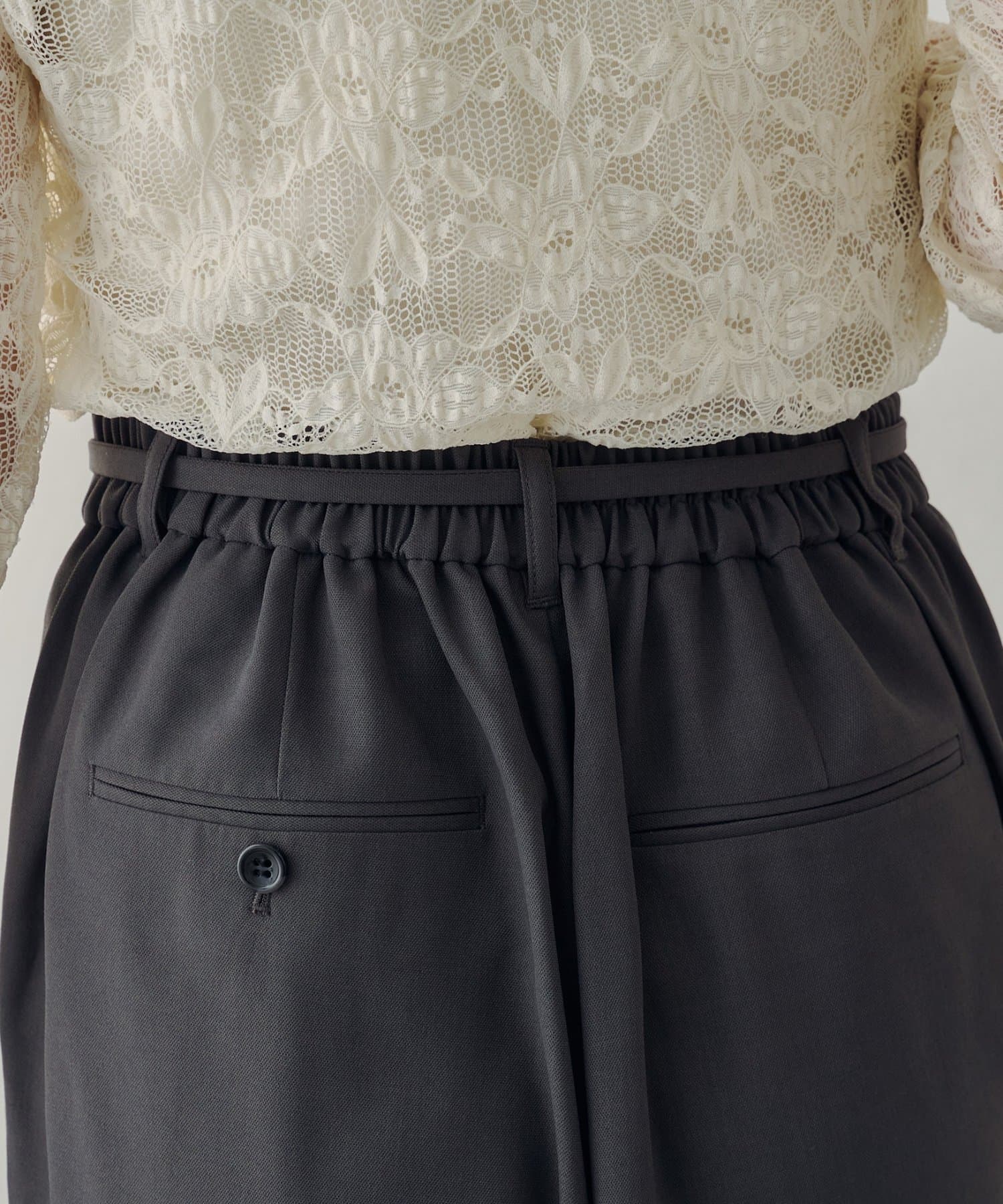 DISCOAT(ディスコート) 【Noka】2タックストレートパンツ