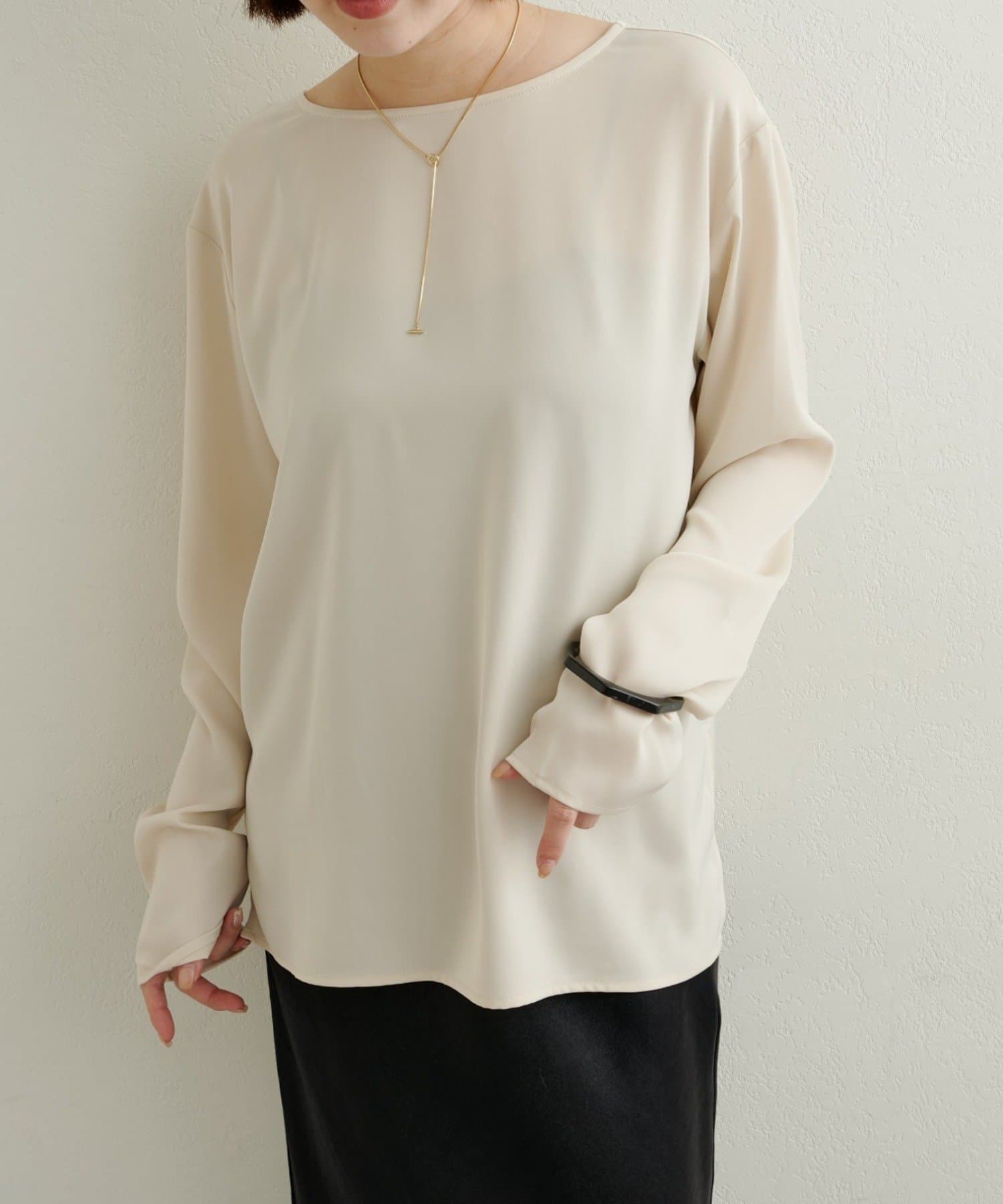 Omekashi(オメカシ) サテンTブラウス