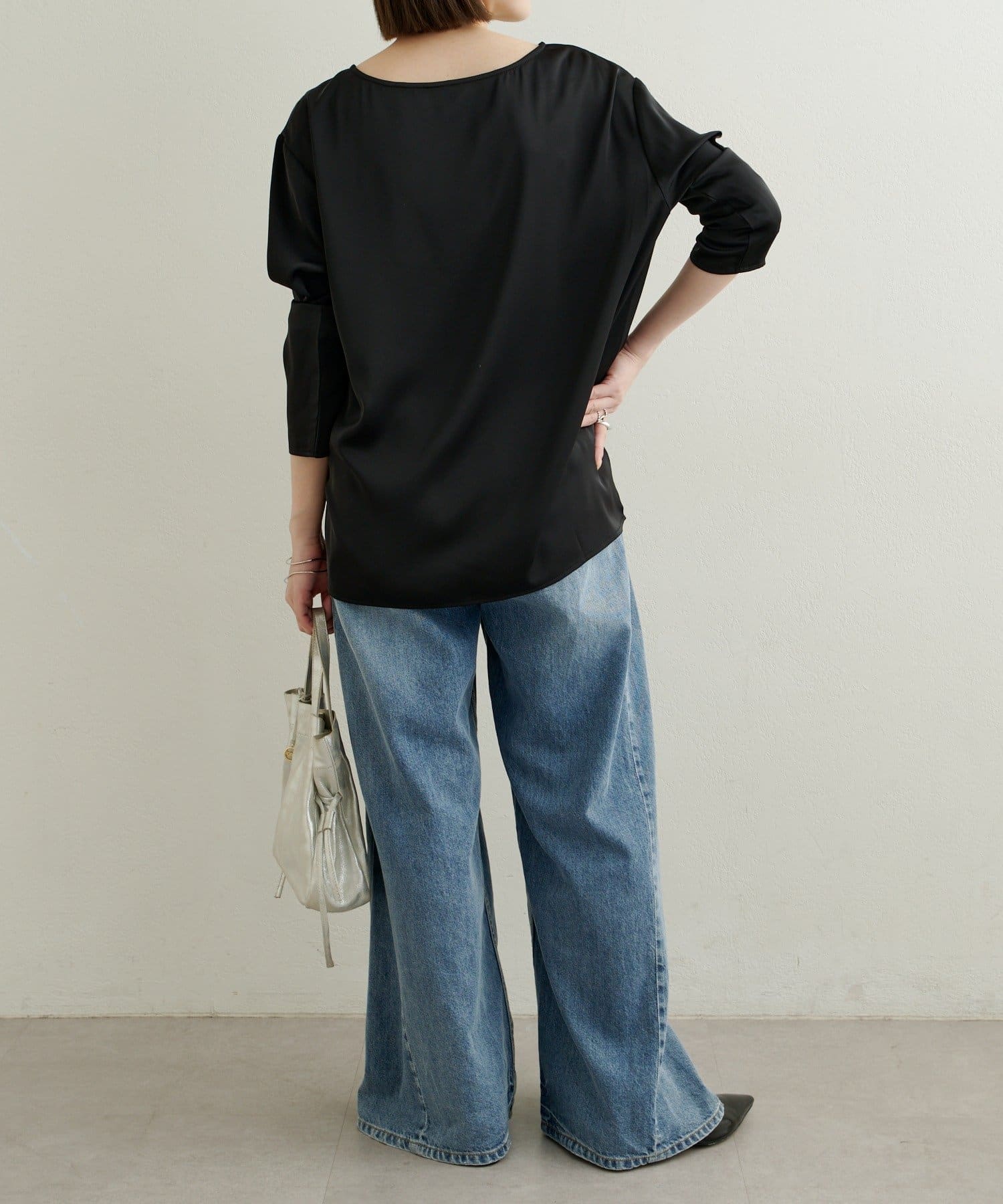 Omekashi(オメカシ) サテンTブラウス