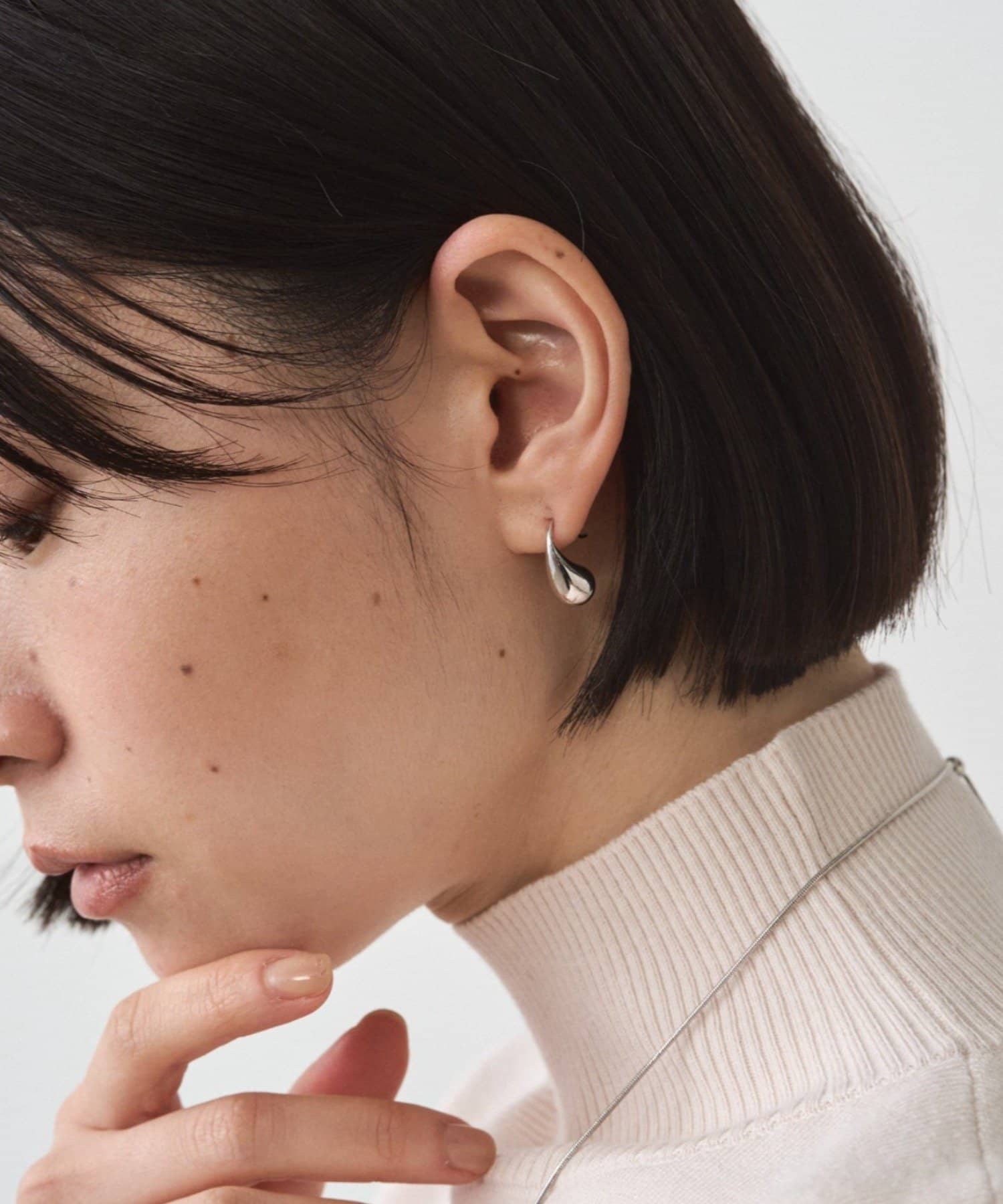 LOUNGEDRESS(ラウンジドレス) 《金属アレルギー対応/silver925》	【GALENA/ガレナ】ティアドロップピアス