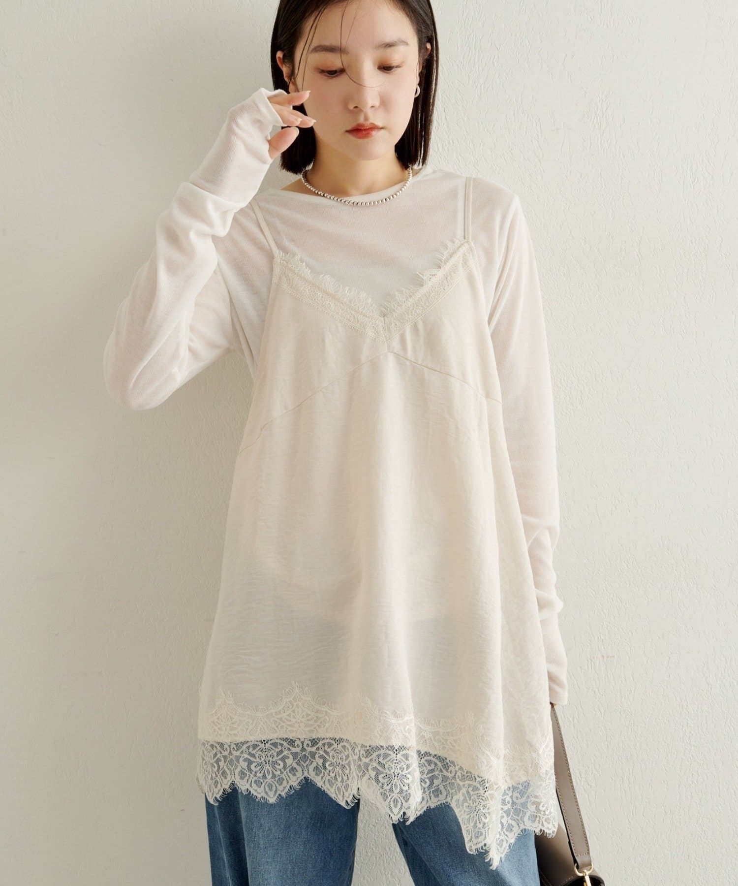 レースキャミチュニック | Omekashi(オメカシ)レディース | PAL CLOSET