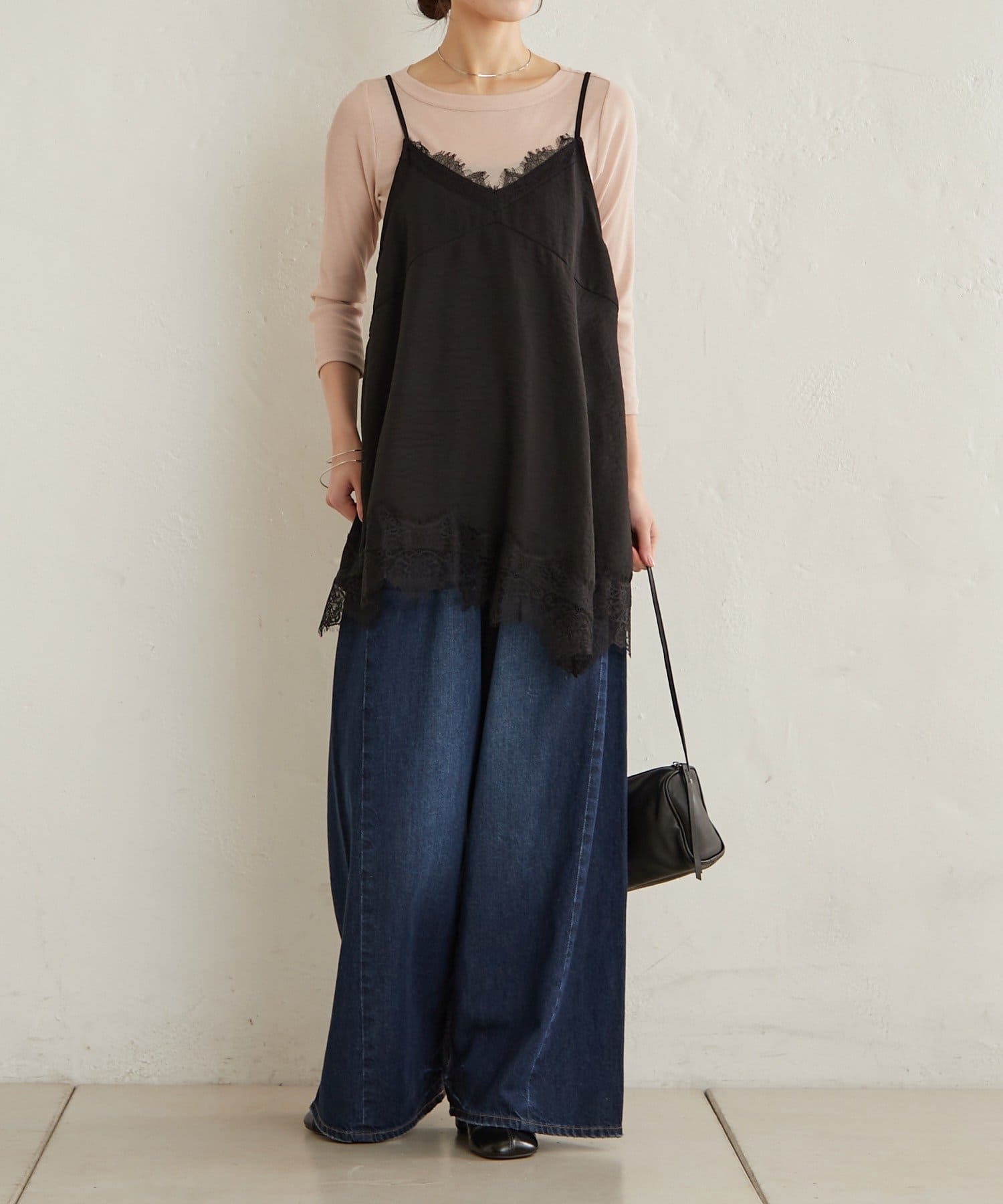 Omekashi(オメカシ) 【人気急上昇中！】レースキャミチュニック