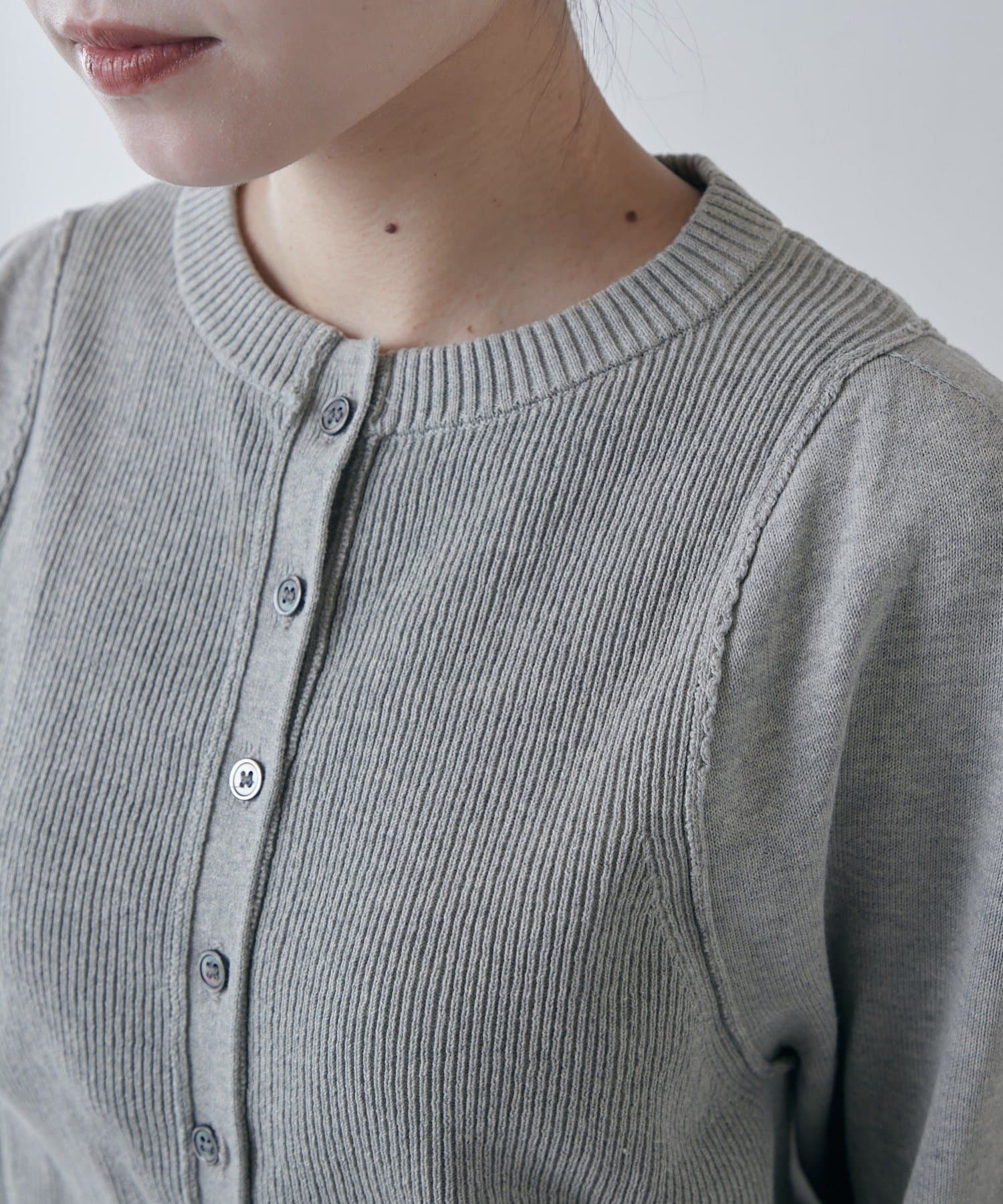 Lui's(ルイス) コットンコンパクトカーディガン