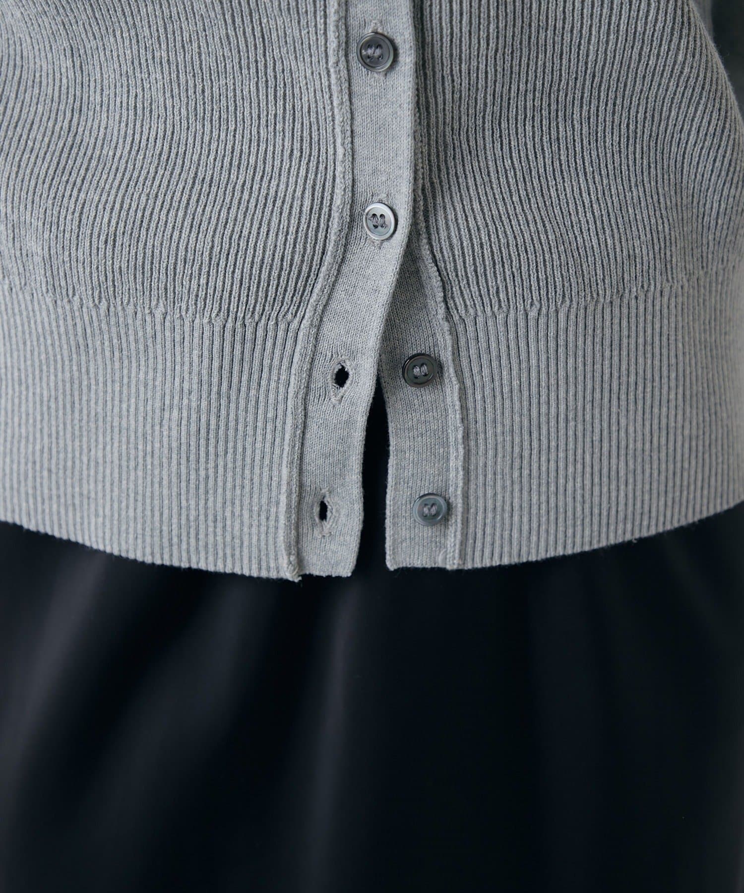 Lui's(ルイス) コットンコンパクトカーディガン