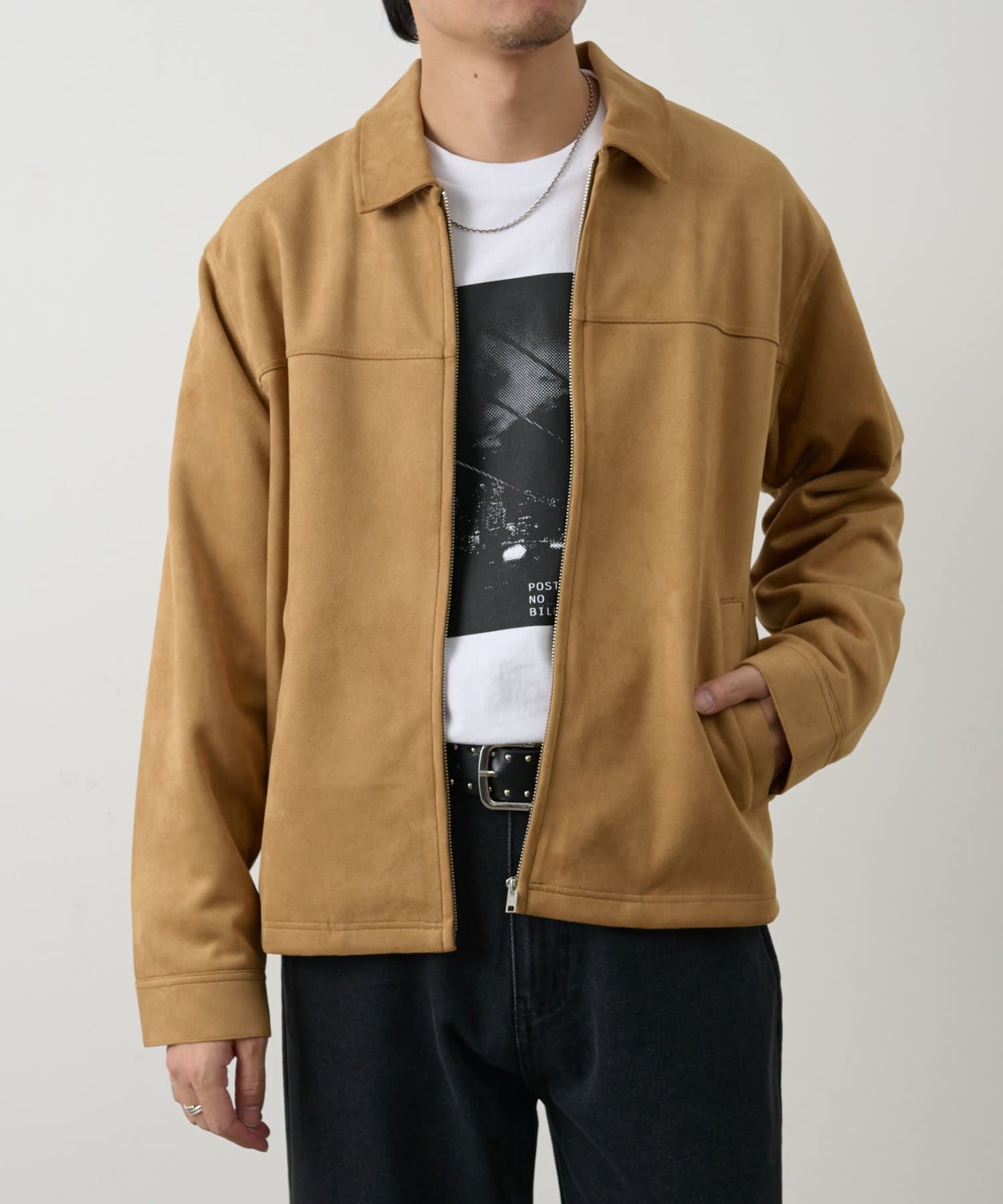 COLONY 2139(コロニー トゥーワンスリーナイン) 【セットアップ対応】シンセティックスエードZIPシャツジャケット