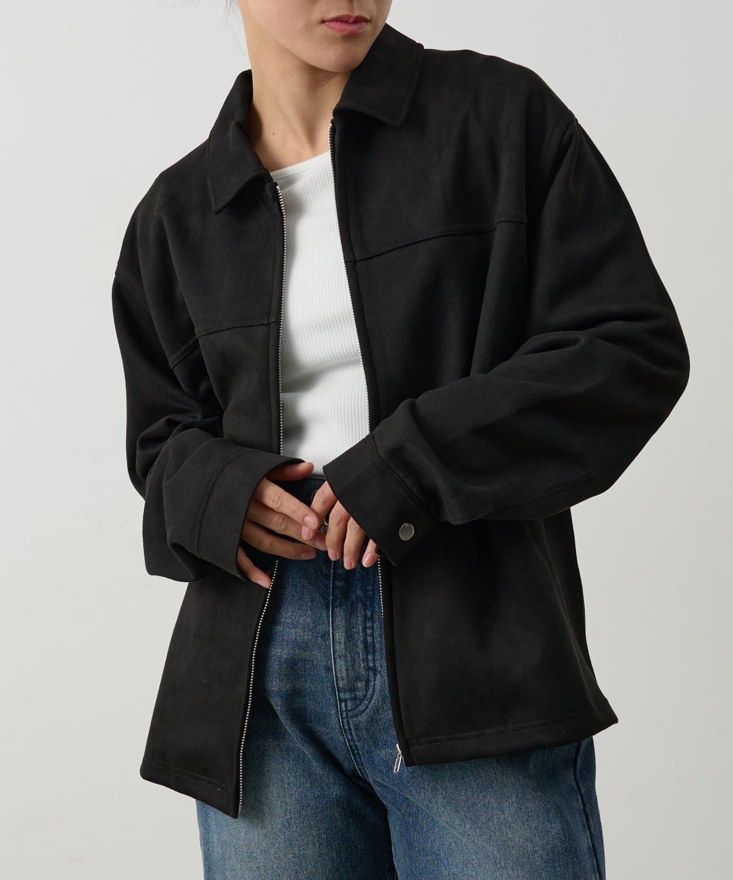 COLONY 2139(コロニー トゥーワンスリーナイン) 【セットアップ対応】シンセティックスエードZIPシャツジャケット